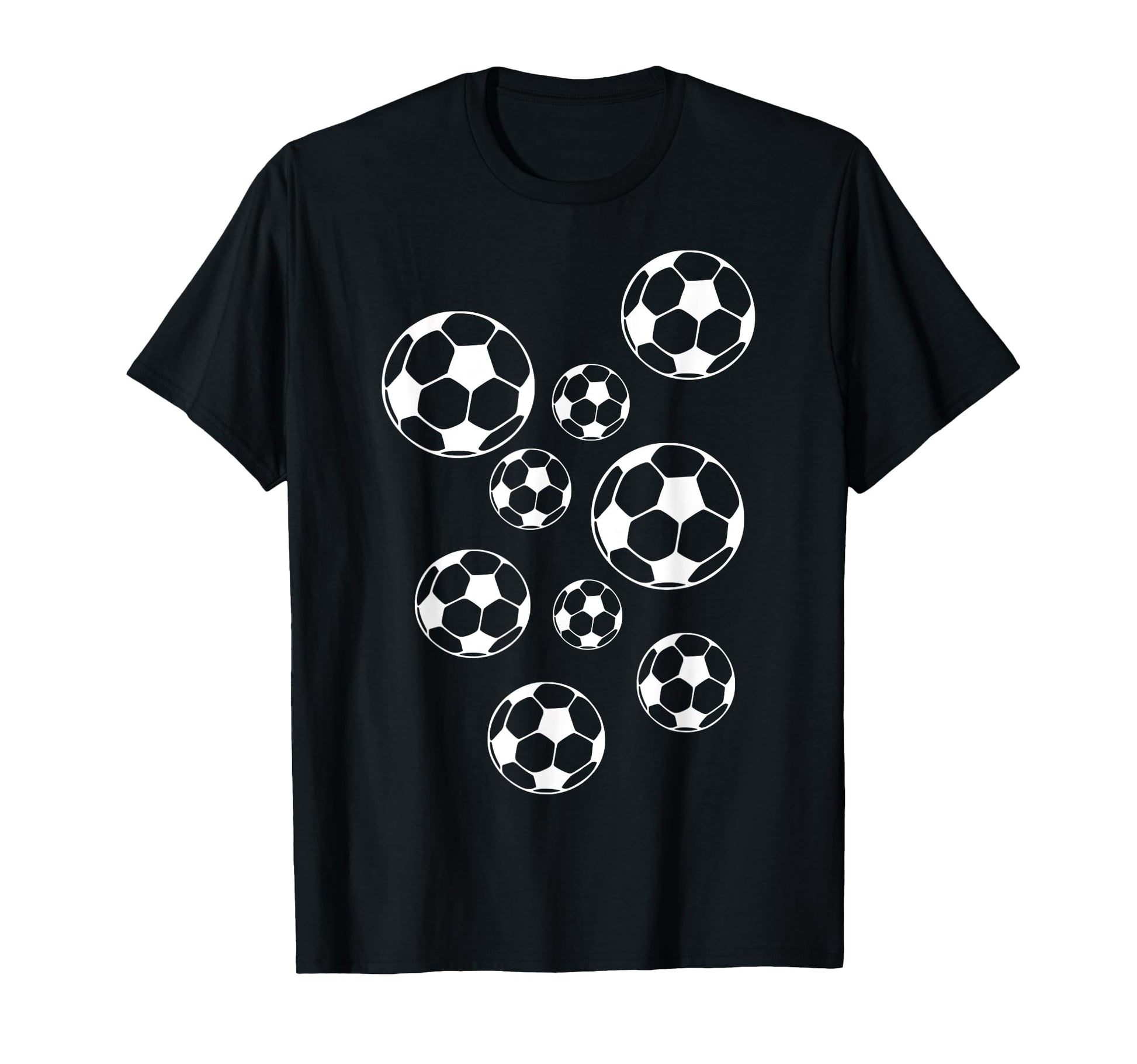Soccer Balls T-Shirt - Casual Everyday Wear Men Women - T-Shirt, Sweatshirt, Hoodie