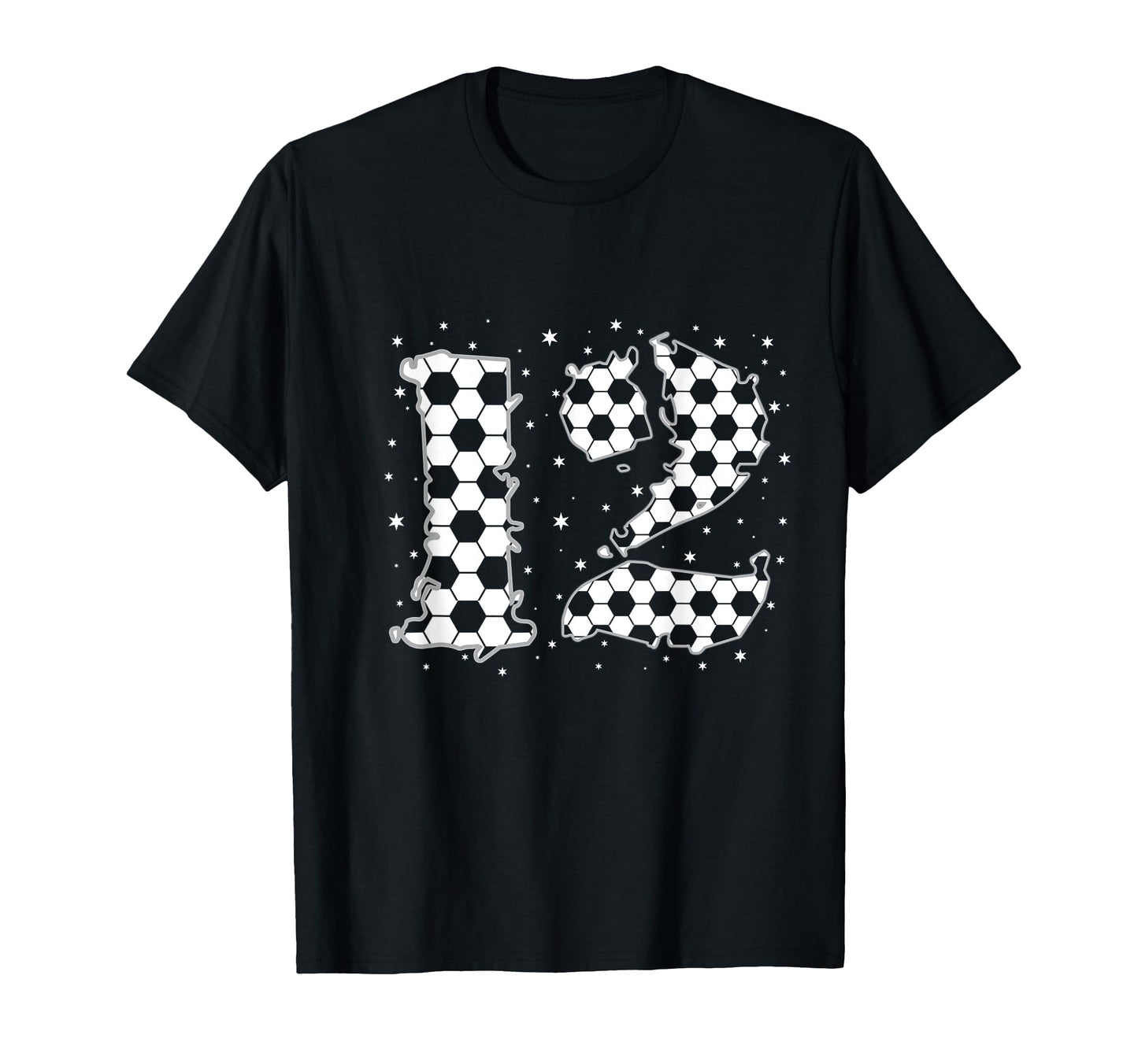 12 Year Old Soccer Birthday Twelfth T-Shirt - Novelty Apparel Men Women - T-Shirt, Sweatshirt, Hoodie