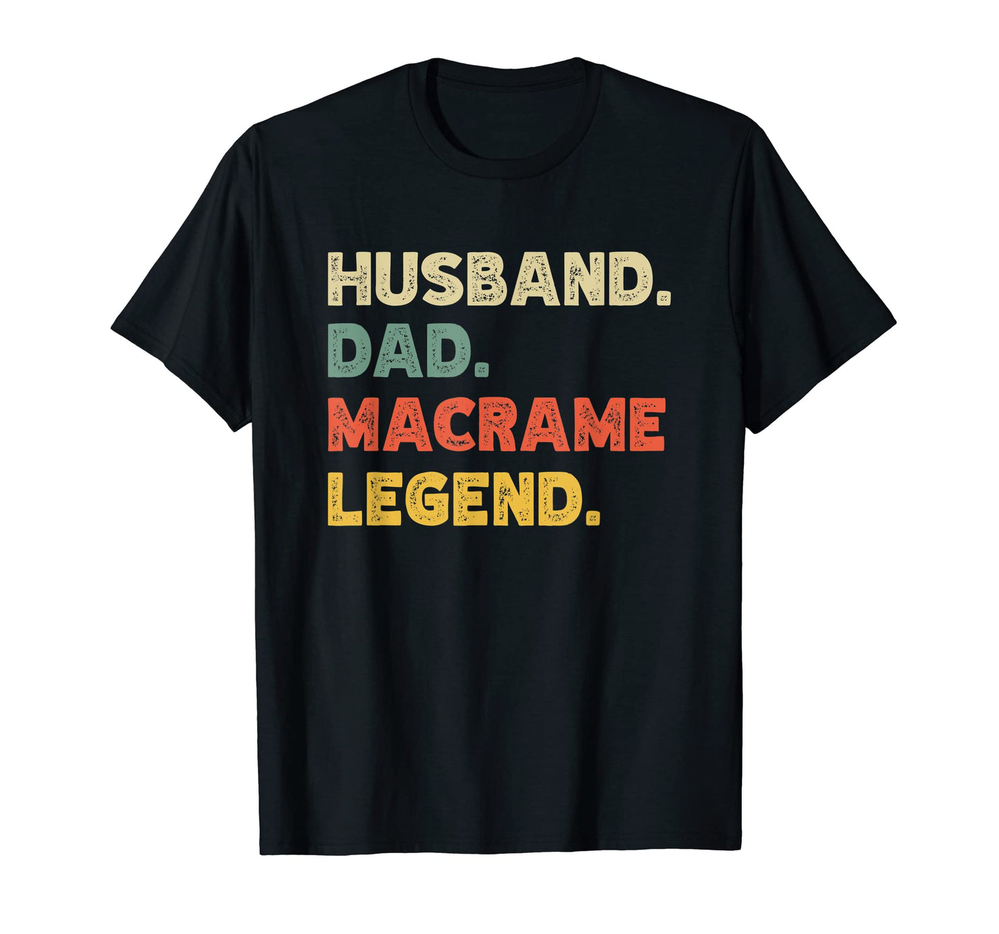 Mens Mens Funny Husband Dad Macrame T-Shirt - Graphic Print for Adults - T-Shirt, Sweatshirt, Hoodie