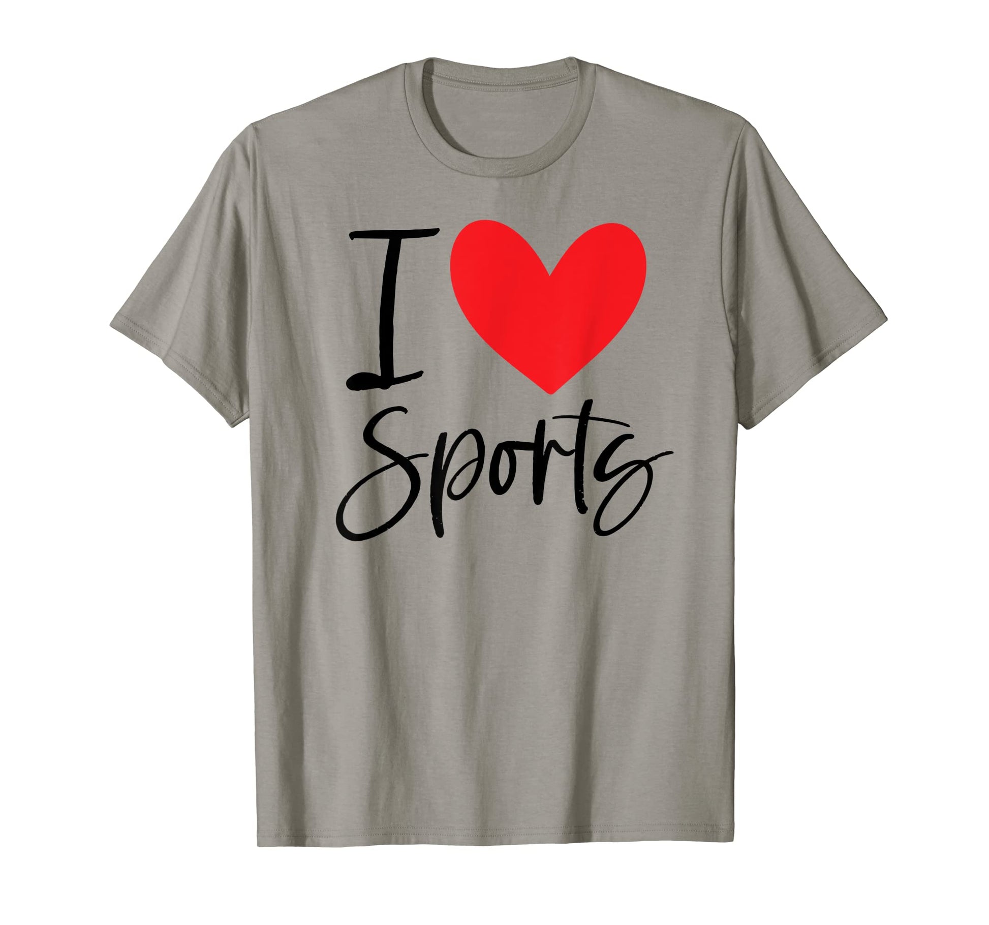 I Love Sports Football Baseball T-Shirt - Custom Art Print Men Women - T-Shirt, Sweatshirt, Hoodie