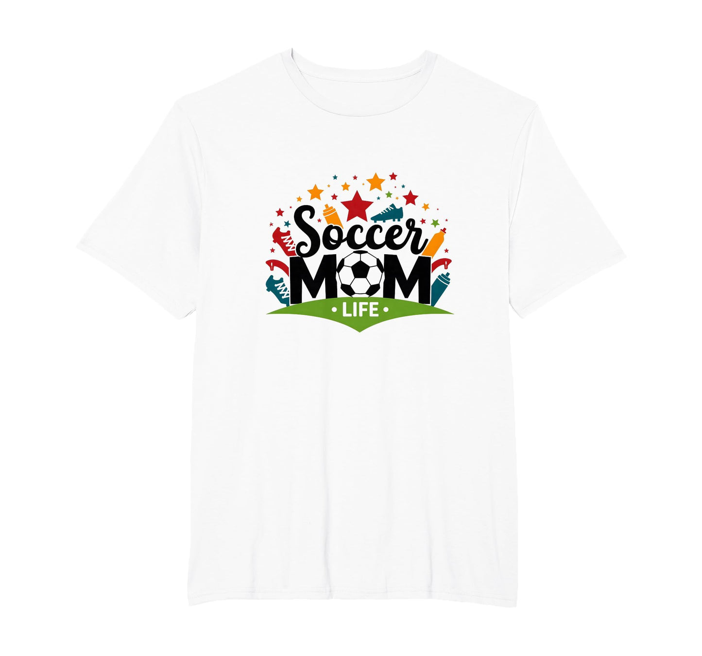 Soccer Mom Life Womens Sports T-Shirt - Fun Novelty Design for Adults - T-Shirt, Sweatshirt, Hoodie