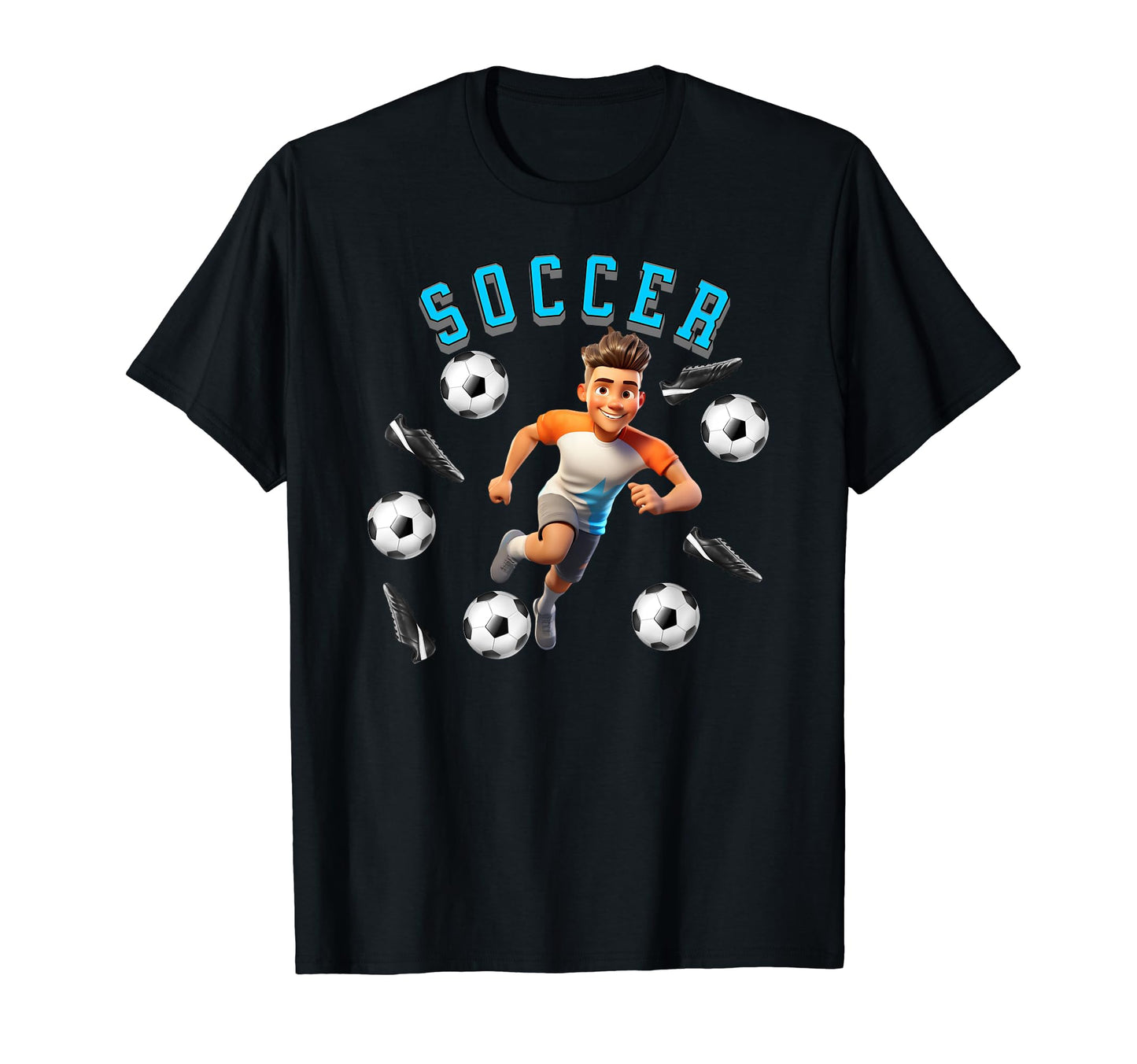 Soccer Player T-Shirt - Streetwear Style Men Women - T-Shirt, Sweatshirt, Hoodie