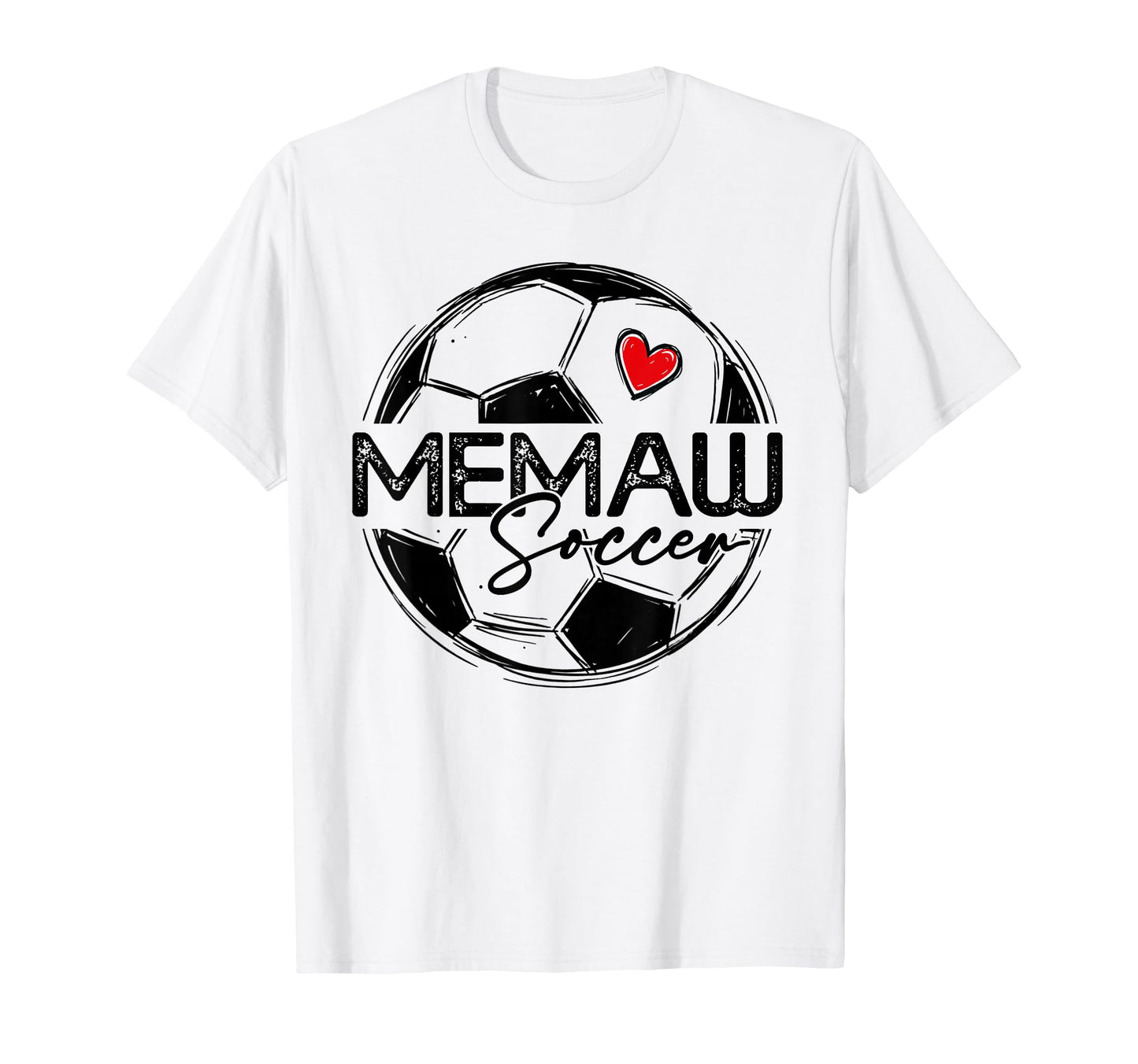 Soccer Memaw Soccer Player Family T-Shirt - Custom Art Print Unisex - T-Shirt, Sweatshirt, Hoodie
