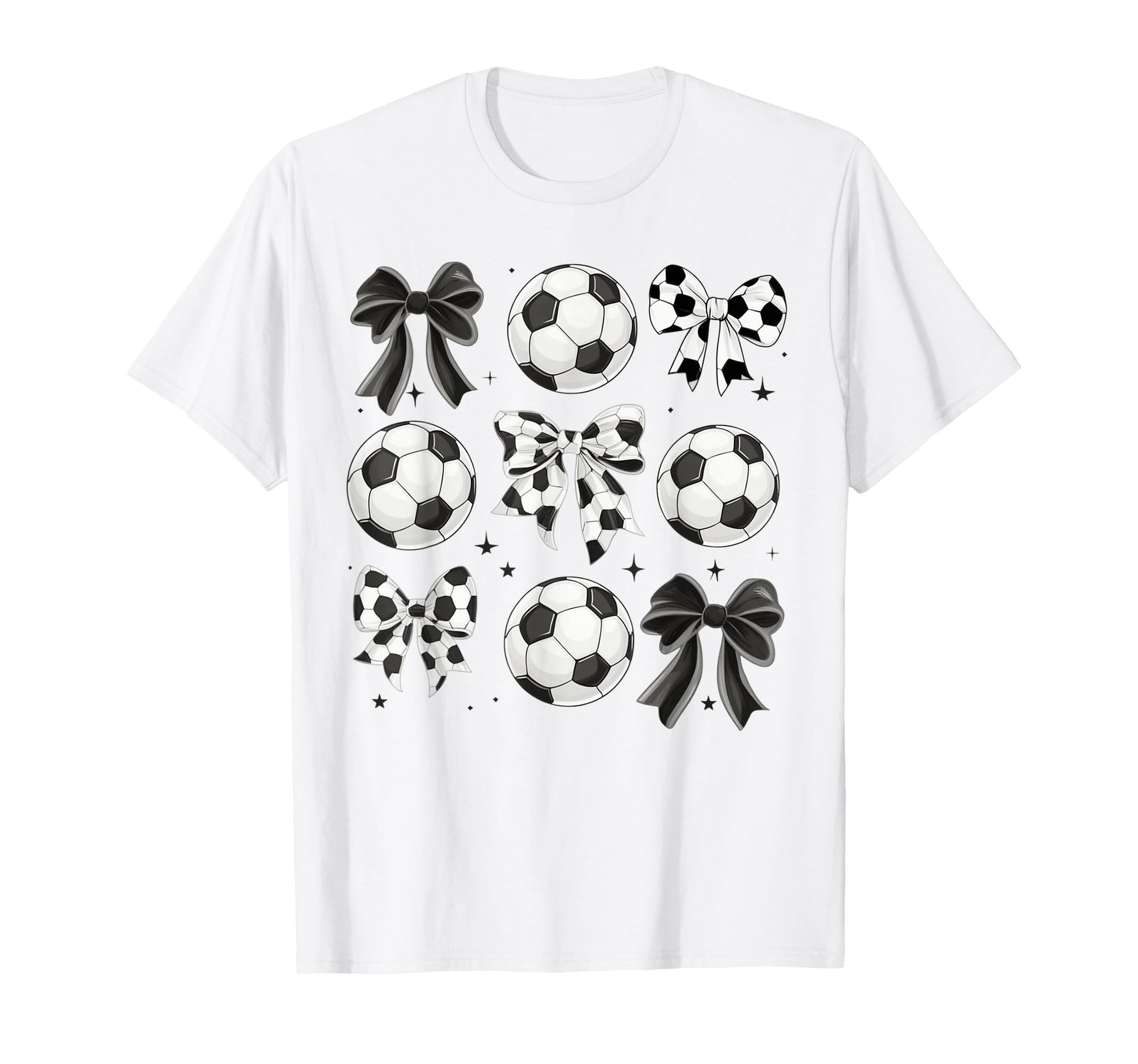 Soccer Coquette Mom Preppy Soccer T-Shirt - Aesthetic Graphic Men Women - T-Shirt, Sweatshirt, Hoodie