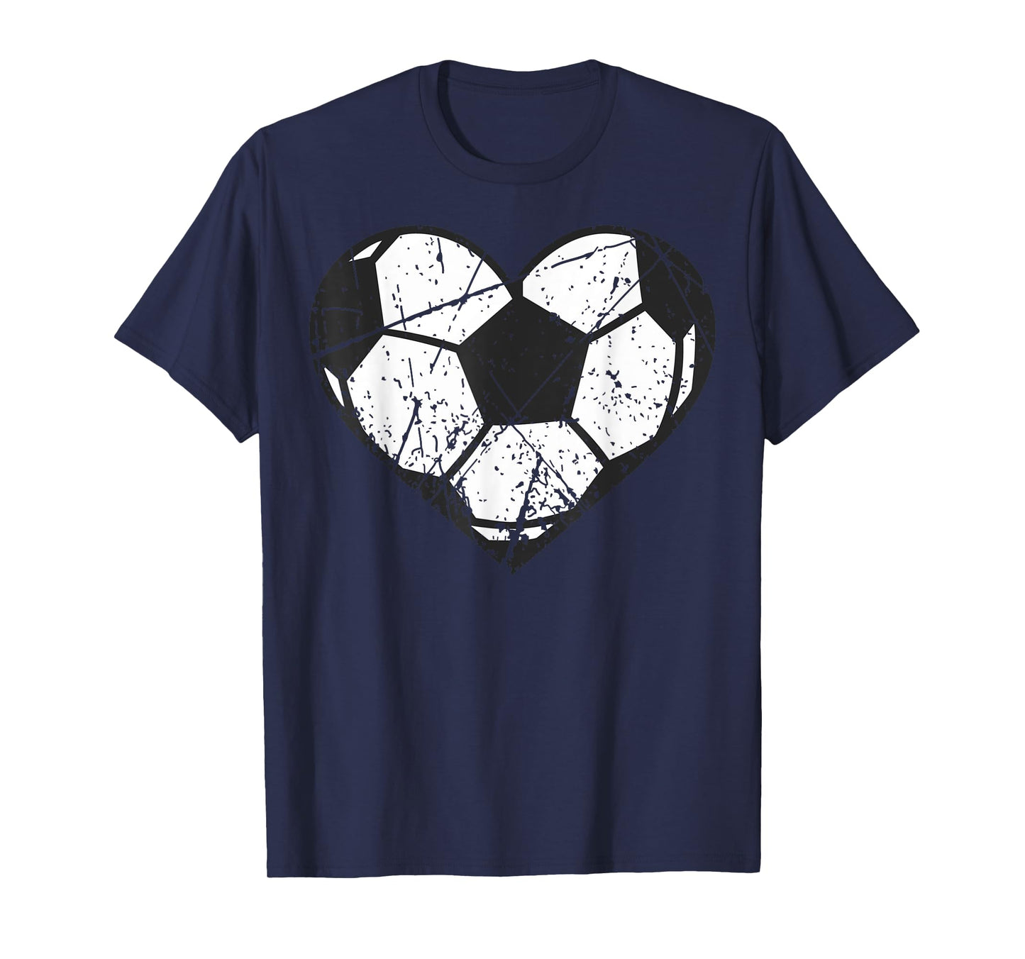 Soccer Ball Heart Valentines Day T-Shirt - Novelty Apparel Men Women - T-Shirt, Sweatshirt, Hoodie