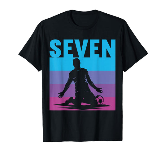 7Th Birthday 7 Year Old Football T-Shirt - Casual Everyday Wear for Adults - T-Shirt, Sweatshirt, Hoodie