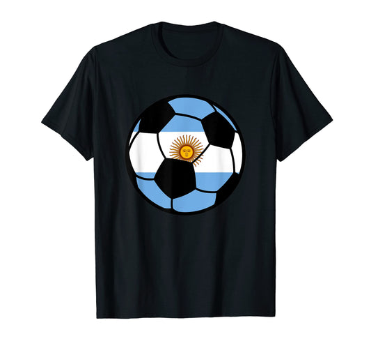 Argentina Flag Soccer Fans Football T-Shirt - Unique Graphic for Adults - T-Shirt, Sweatshirt, Hoodie