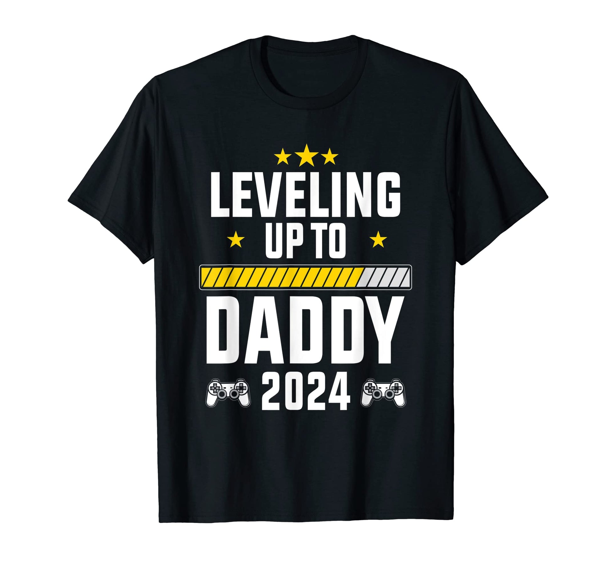 Mens Leveling Up To Daddy 2024 T-Shirt - Streetwear Style Men Women - T-Shirt, Sweatshirt, Hoodie