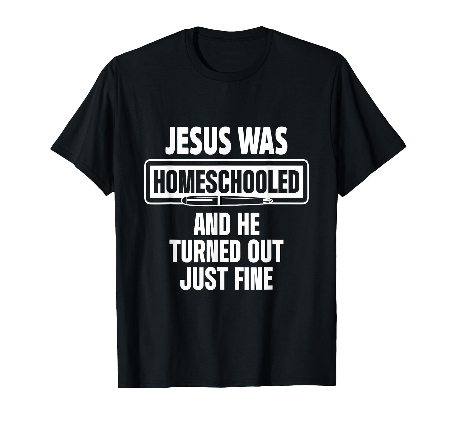Homeschool Unschooling Jesus T-Shirt - Unique Graphic Men Women - T-Shirt, Sweatshirt, Hoodie