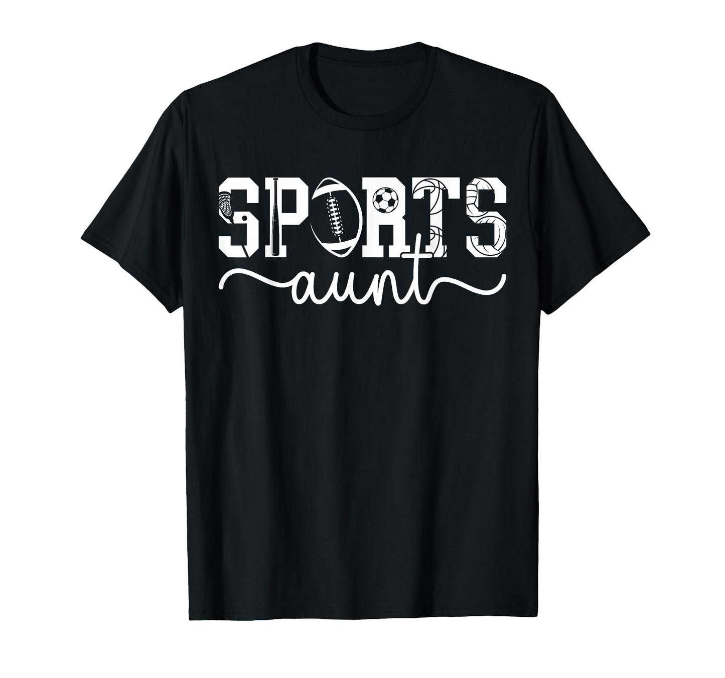 Sports Aunt Sports Auntie Proud Sport Aunt T-Shirt - Trendy Graphic Unisex - T-Shirt, Sweatshirt, Hoodie