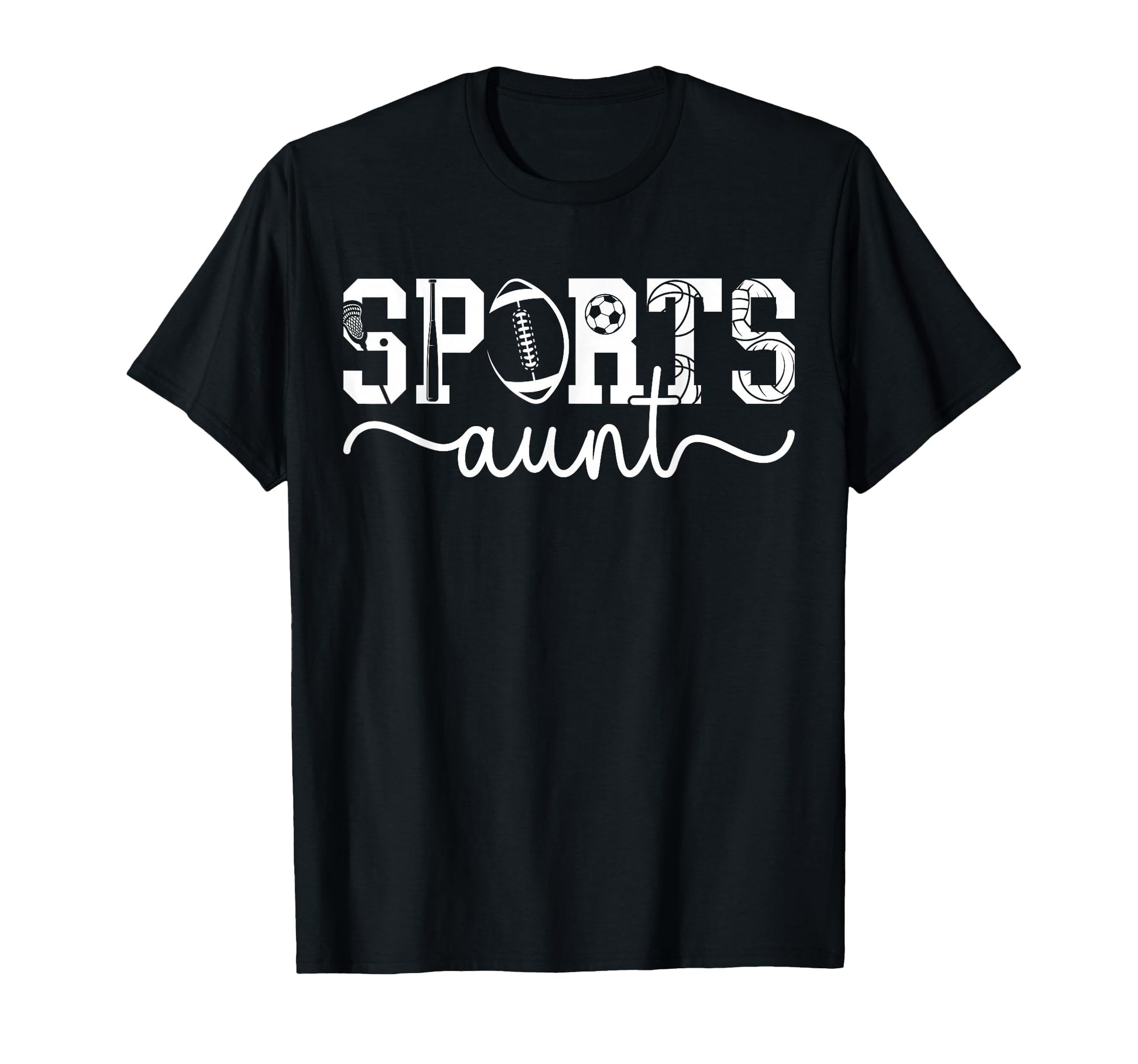 Sports Aunt Sports Auntie Proud Sport Aunt T-Shirt - Trendy Graphic Unisex - T-Shirt, Sweatshirt, Hoodie