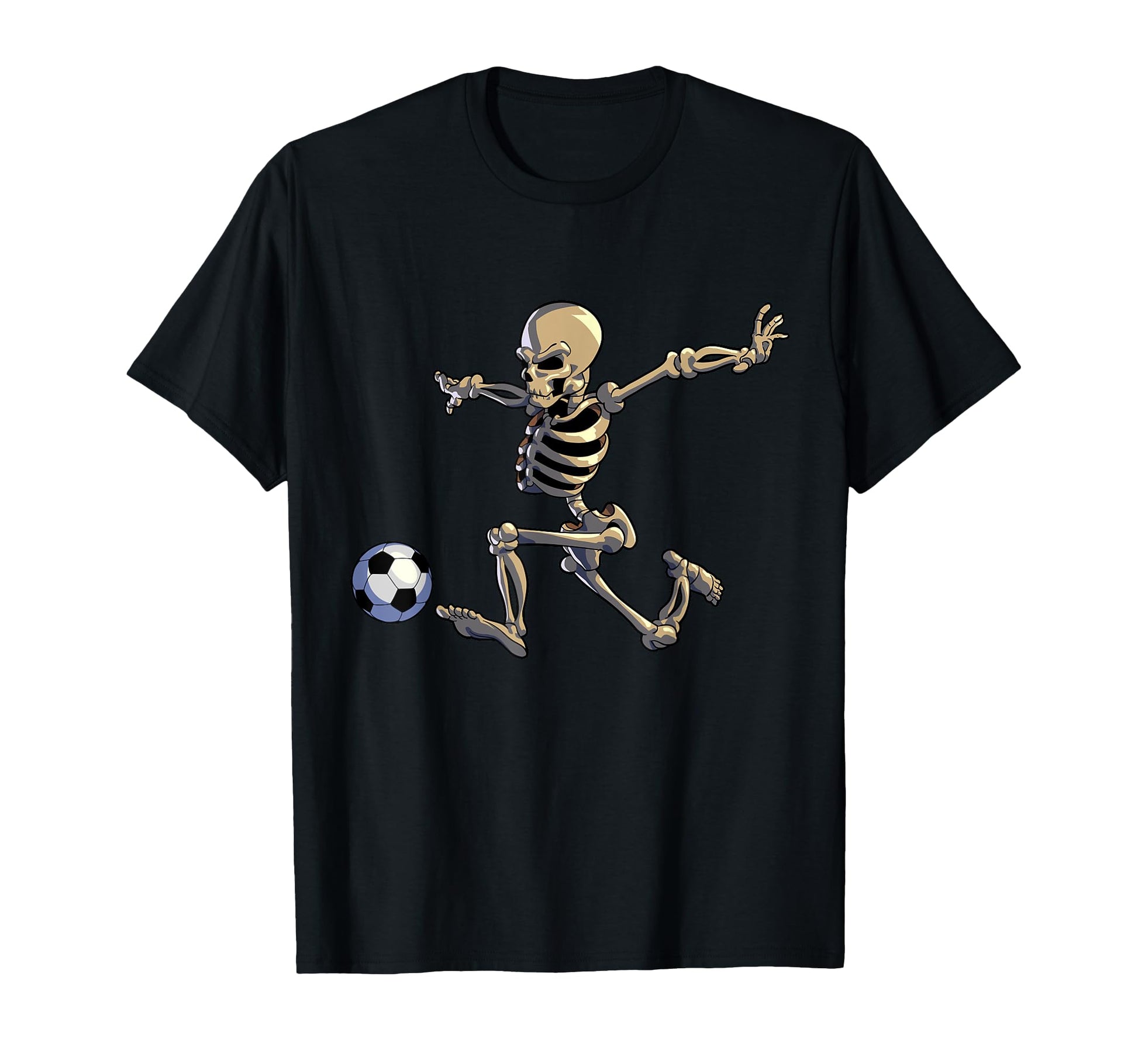 Soccer Skeleton Halloween Soccer T-Shirt - Custom Art Print Men Women - T-Shirt, Sweatshirt, Hoodie