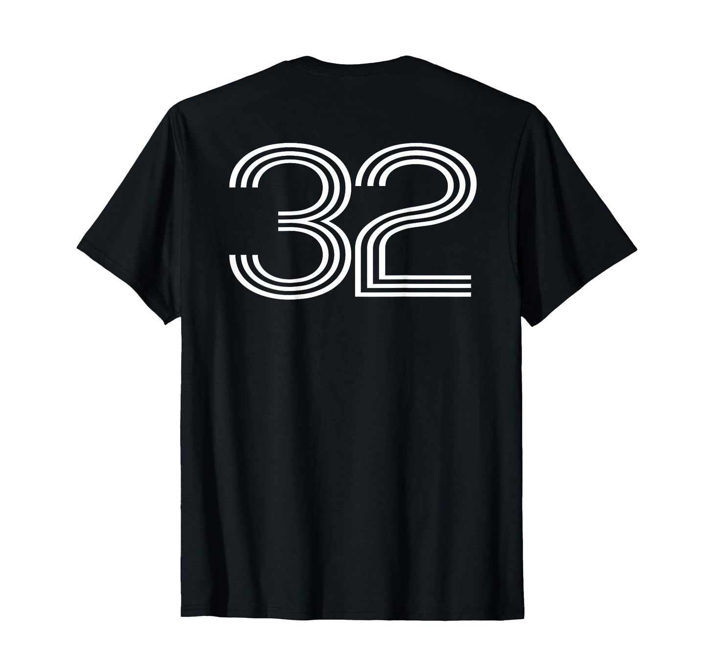 Number 32 Baseball Football Soccer T-Shirt - Aesthetic Graphic Men Women - T-Shirt, Sweatshirt, Hoodie