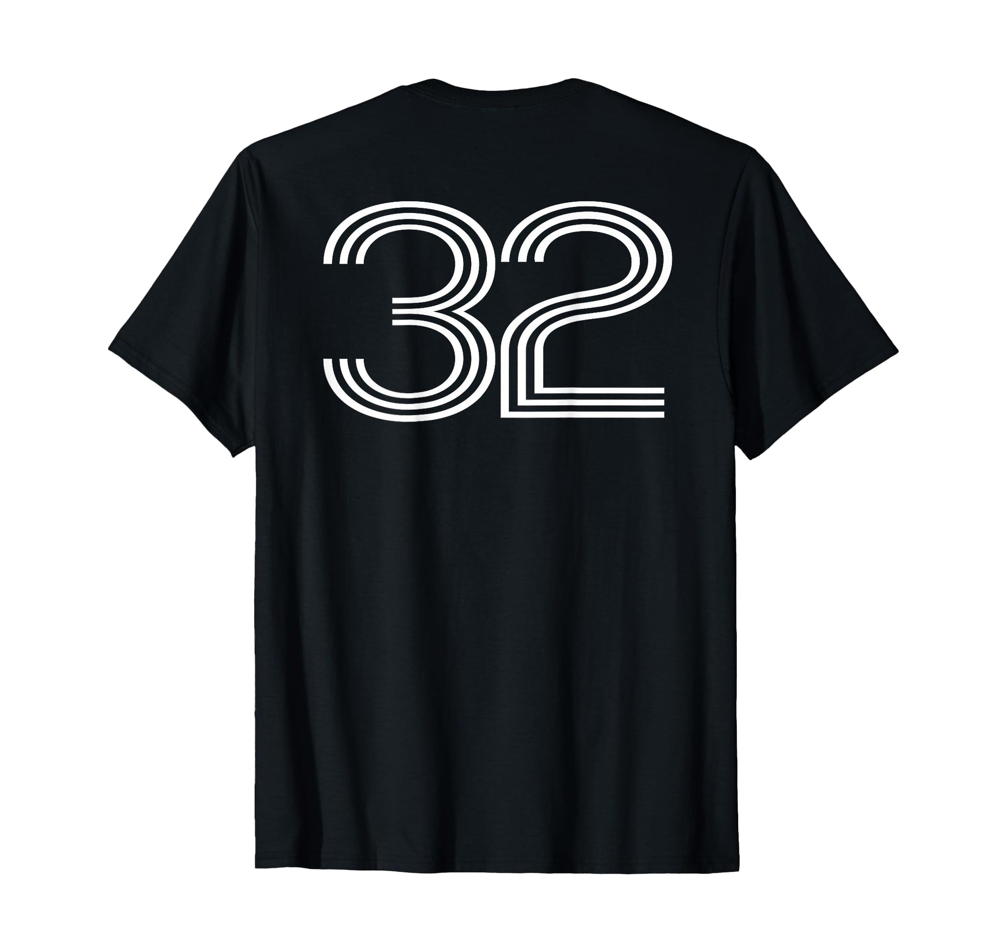 Number 32 Baseball Football Soccer T-Shirt - Aesthetic Graphic Men Women - T-Shirt, Sweatshirt, Hoodie