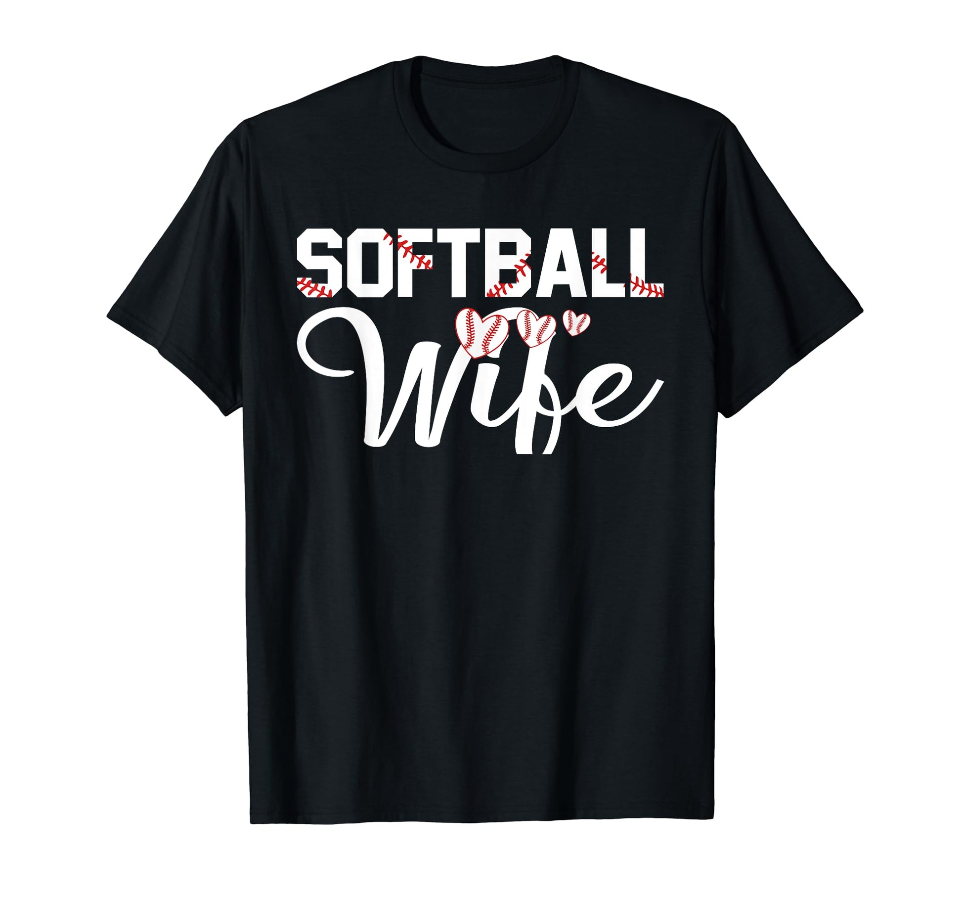 Proud Softball Wife Family Shirts T-Shirt - Minimalist Print Unisex - T-Shirt, Sweatshirt, Hoodie