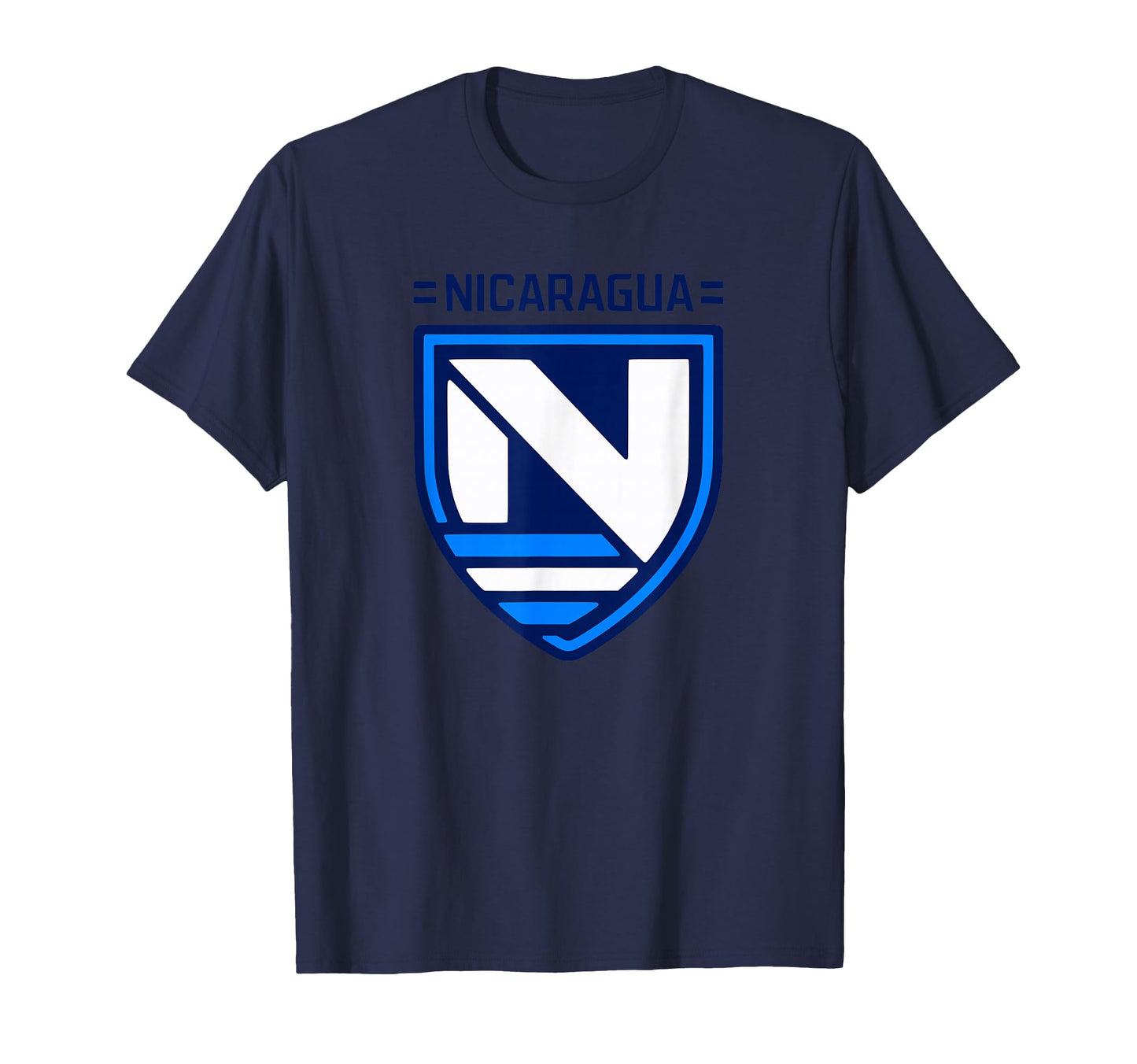 Nicaragua Football Soccer Fanclub T-Shirt - Minimalist Print Men Women - T-Shirt, Sweatshirt, Hoodie