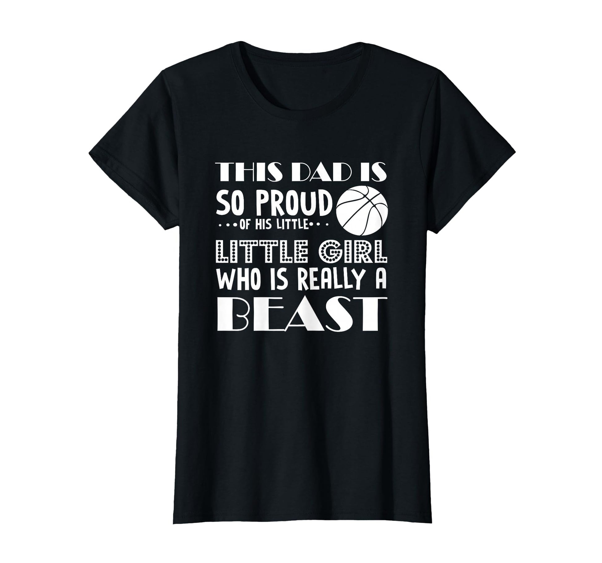 Basketball This Dad Is So Proud His T-Shirt - Graphic Print for Adults - T-Shirt, Sweatshirt, Hoodie