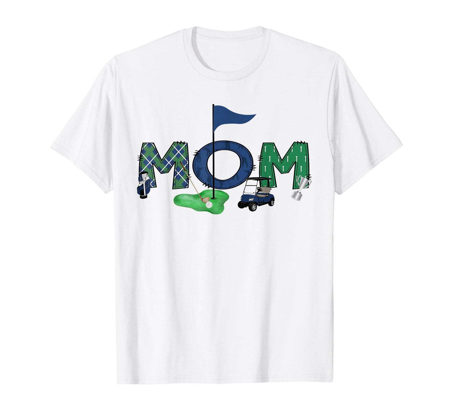 Mom Birthday Hole One Golf Sport T-Shirt - Minimalist Print Men Women - T-Shirt, Sweatshirt, Hoodie