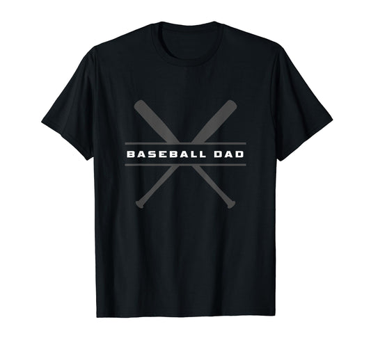 Baseball Dad Baseball Baseball T-Shirt - Novelty Apparel for Adults - T-Shirt, Sweatshirt, Hoodie