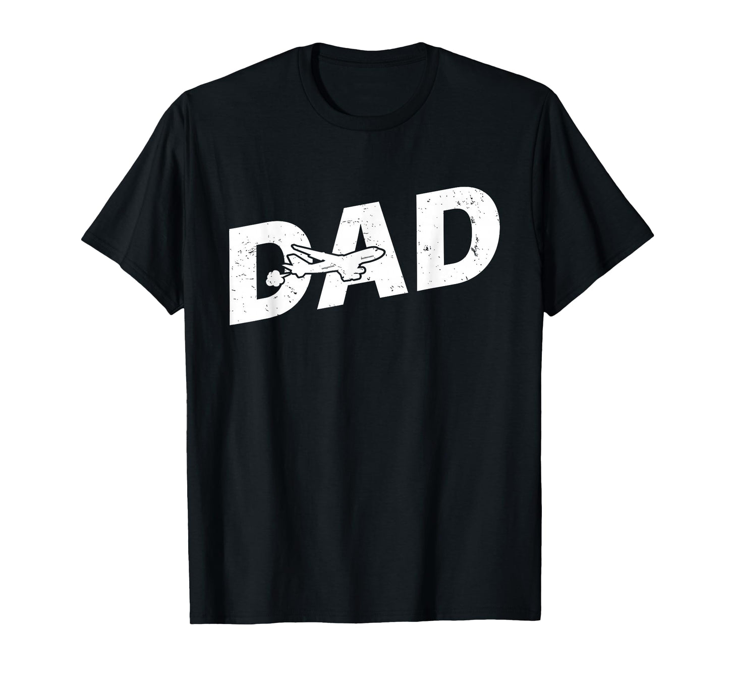 Happy Fathers Day Pilot Dad Airplane T-Shirt - Custom Art Print Men Women - T-Shirt, Sweatshirt, Hoodie