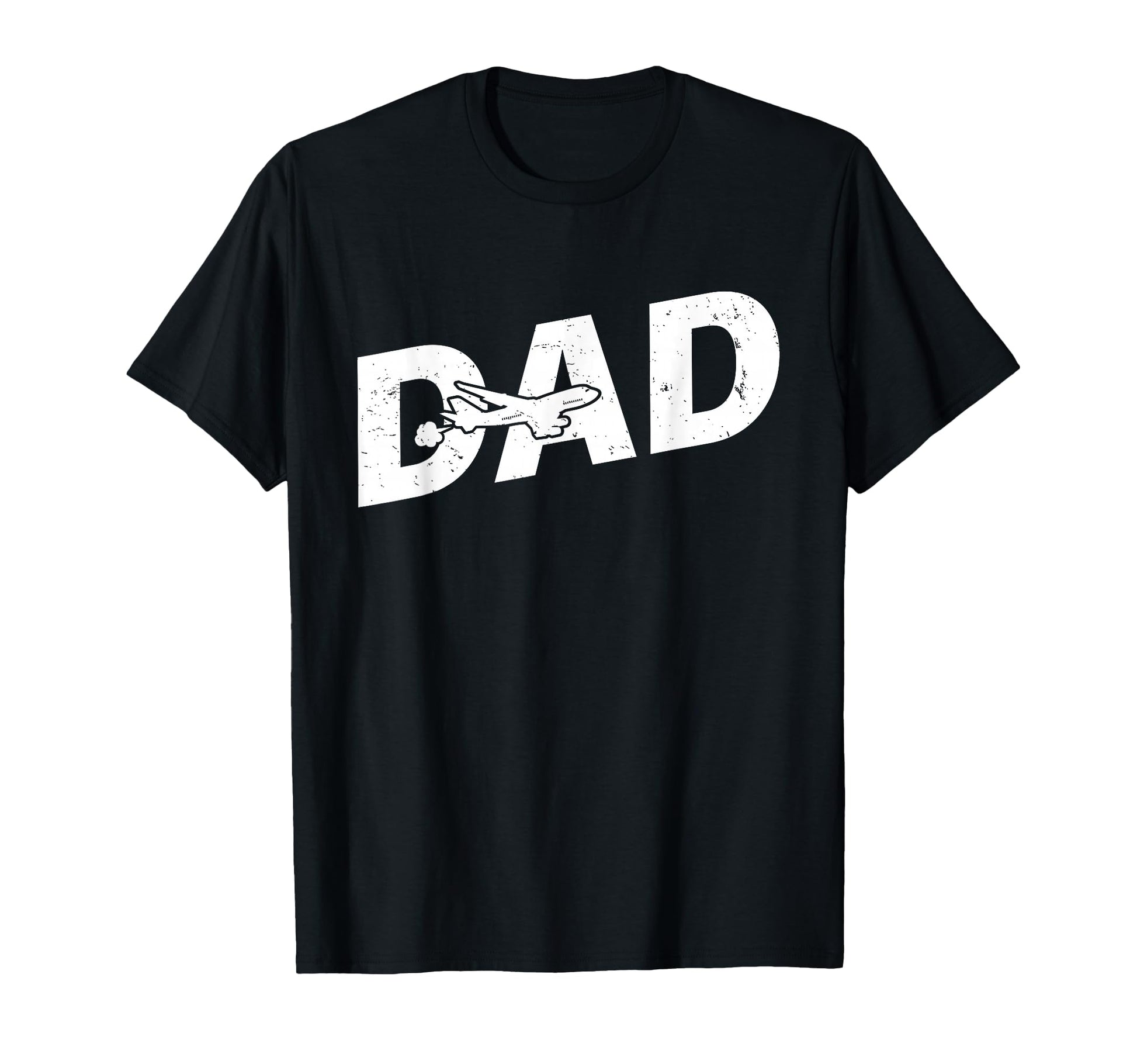 Happy Fathers Day Pilot Dad Airplane T-Shirt - Custom Art Print Men Women - T-Shirt, Sweatshirt, Hoodie