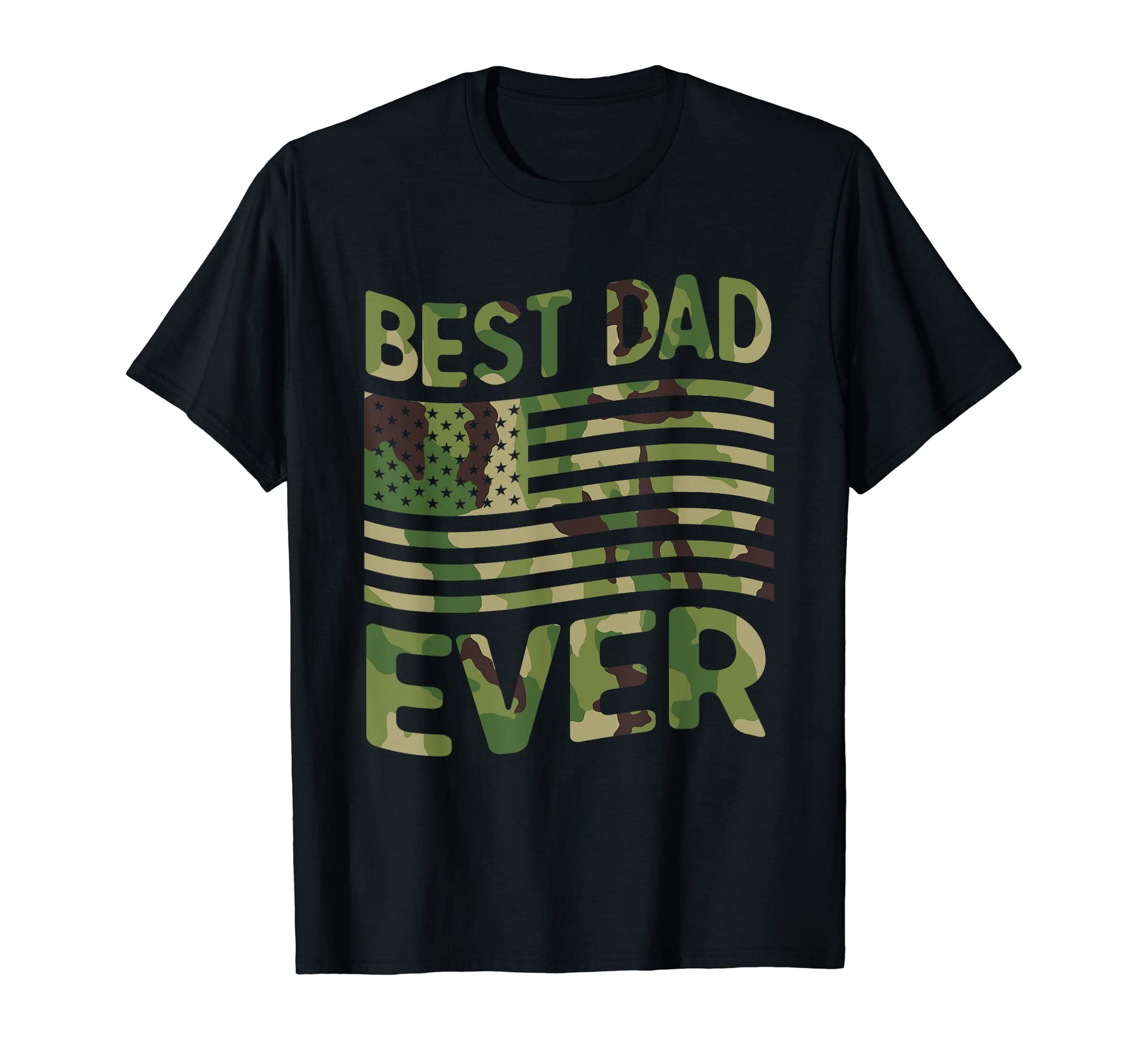 Best Dad Ever Fathers Day Gift American T-Shirt - Graphic Print for Adults - T-Shirt, Sweatshirt, Hoodie