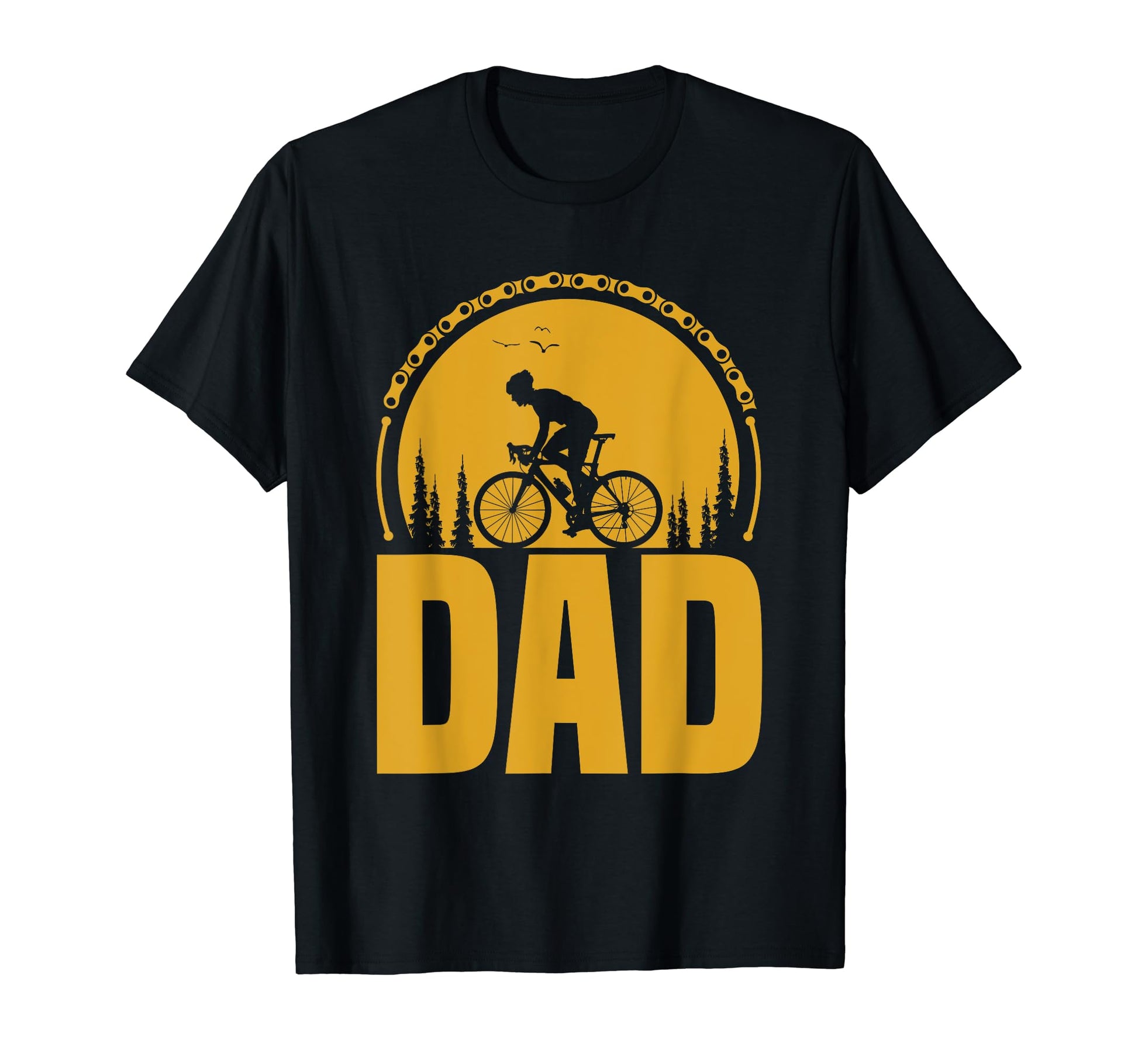 Dad Papa Bicycle Cycling Cyclist T-Shirt - Minimalist Print for Adults - T-Shirt, Sweatshirt, Hoodie