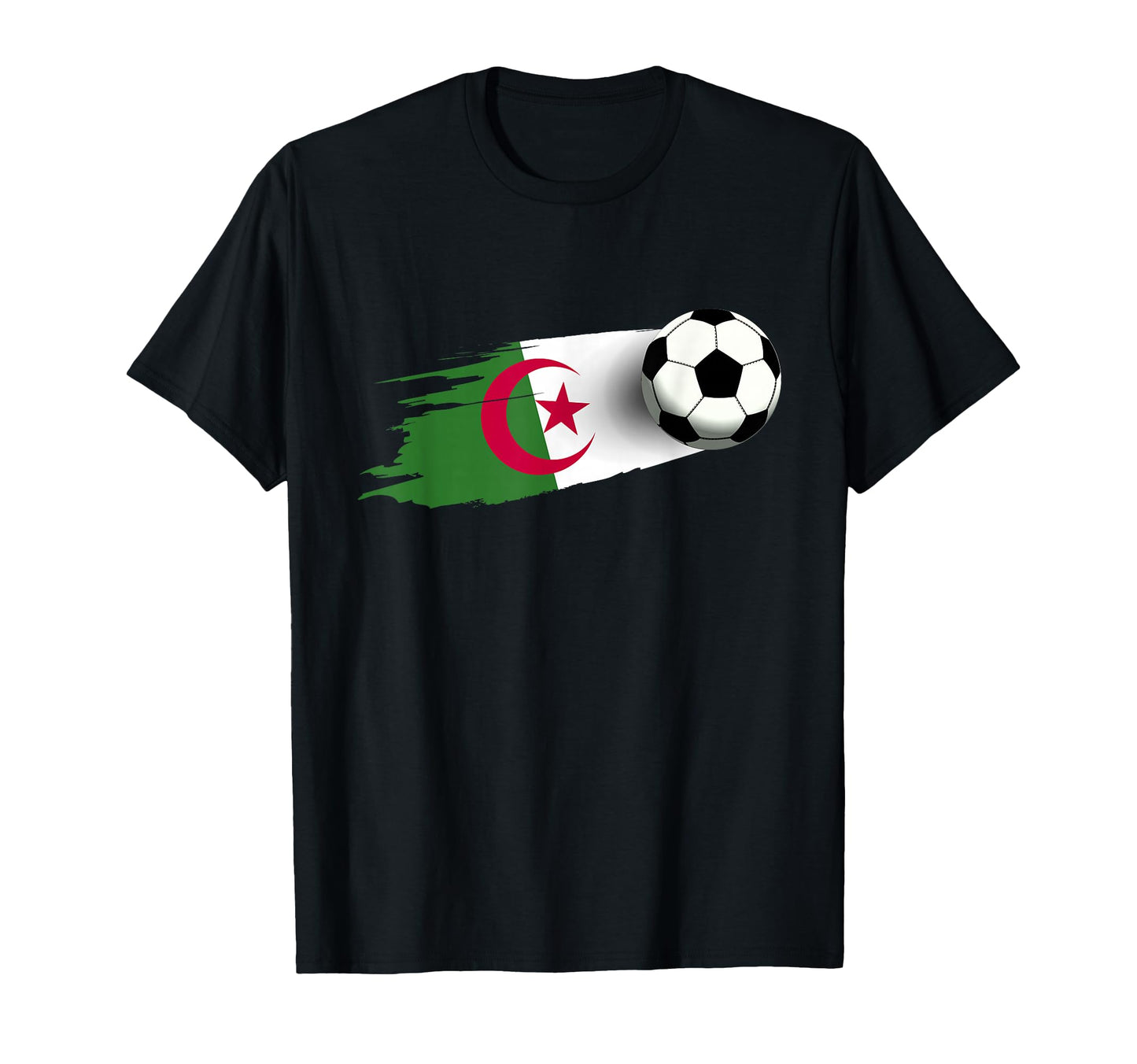 Algeria Flag Algerian Soccer Flag T-Shirt - Aesthetic Graphic for Adults - T-Shirt, Sweatshirt, Hoodie