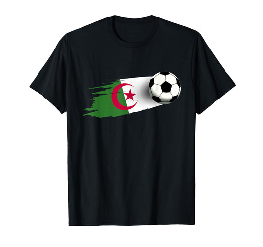Algeria Flag Algerian Soccer Flag T-Shirt - Aesthetic Graphic for Adults - T-Shirt, Sweatshirt, Hoodie