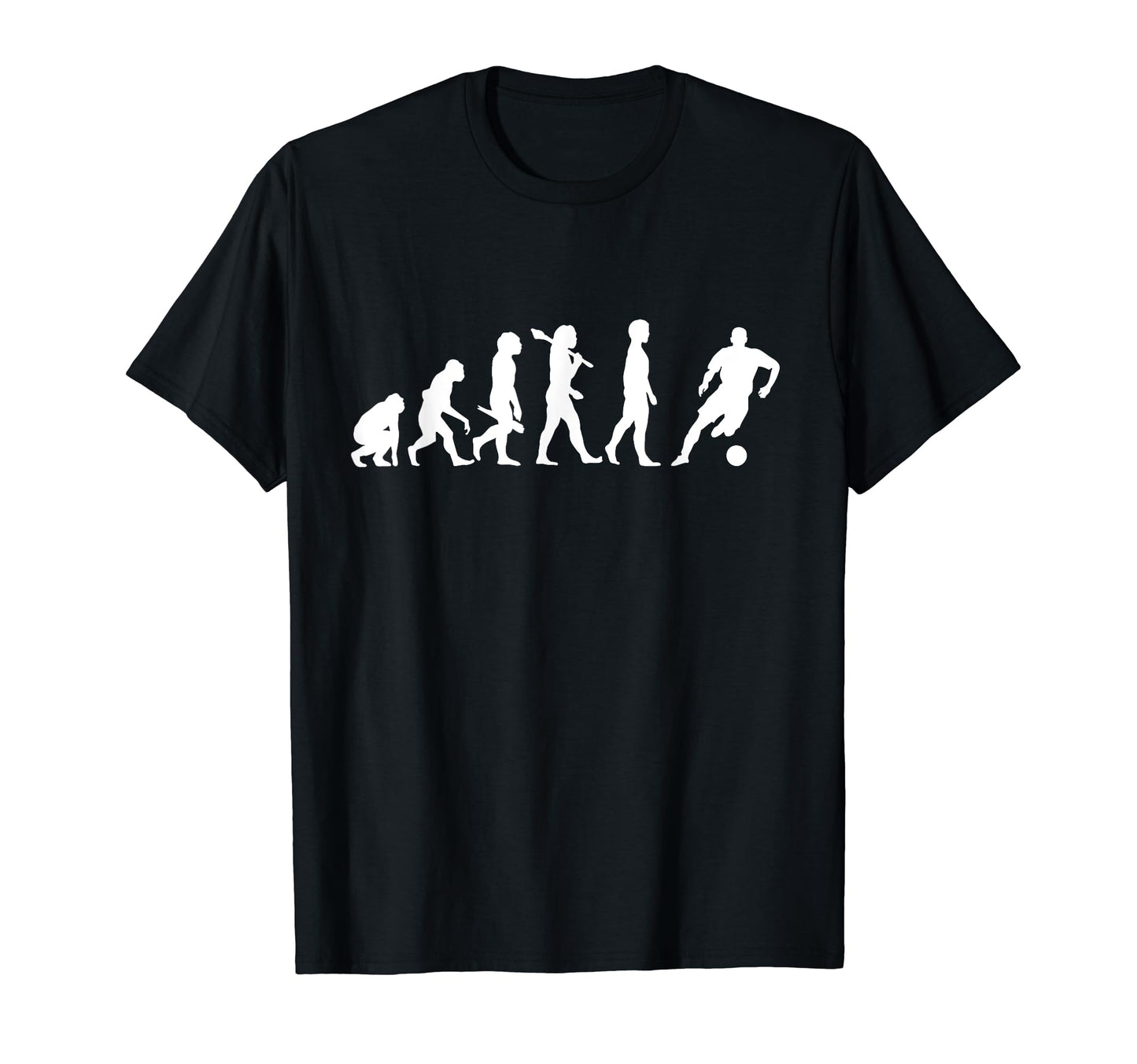 Evolution Soccer Football Player Funny T-Shirt - Novelty Apparel for Adults - T-Shirt, Sweatshirt, Hoodie