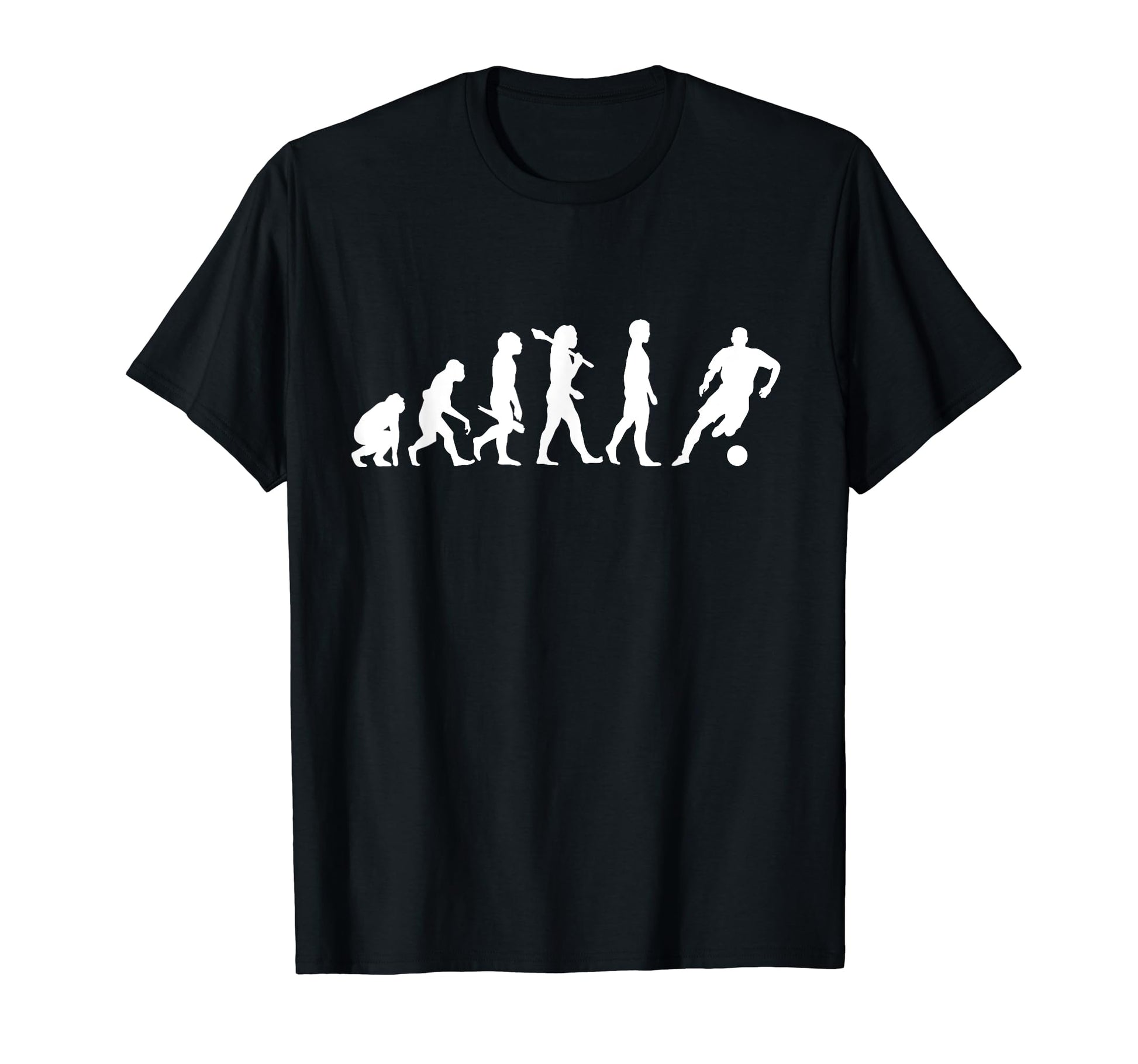 Evolution Soccer Football Player Funny T-Shirt - Novelty Apparel for Adults - T-Shirt, Sweatshirt, Hoodie