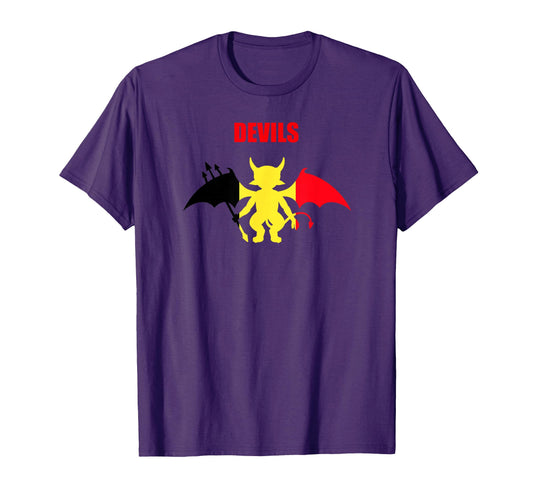Belgium Devils Soccer T-Shirt - Trendy Graphic Unisex - T-Shirt, Sweatshirt, Hoodie