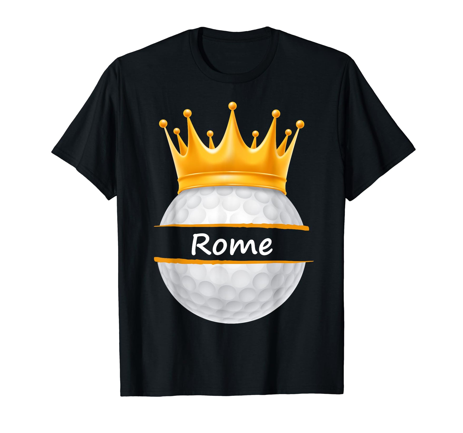 Novelty Golf Personalized Name Rome T-Shirt - Fun Novelty Design Men Women - T-Shirt, Sweatshirt, Hoodie