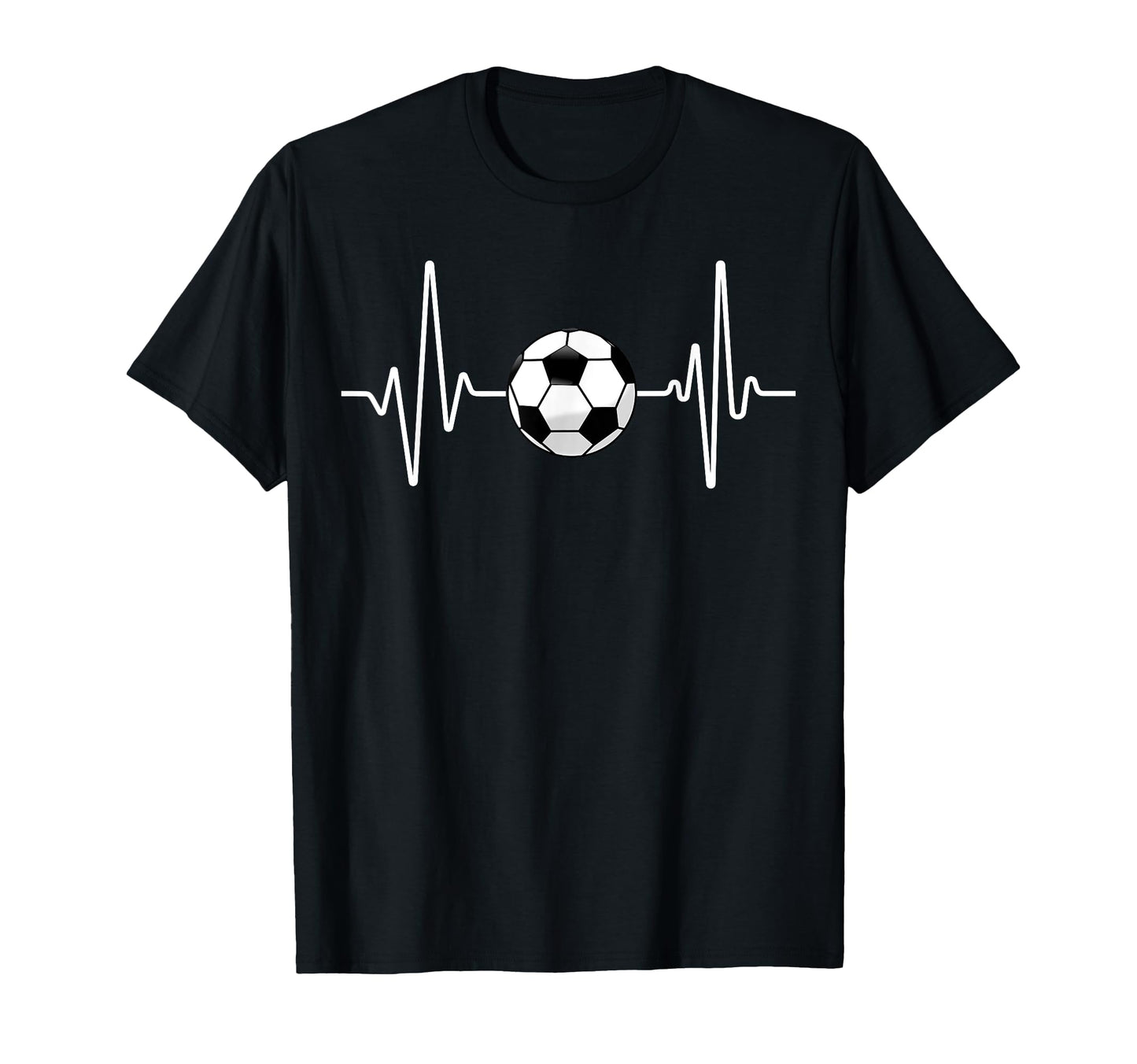 Soccer Heartbeat Football Lover Soccer T-Shirt - Minimalist Print Unisex - T-Shirt, Sweatshirt, Hoodie