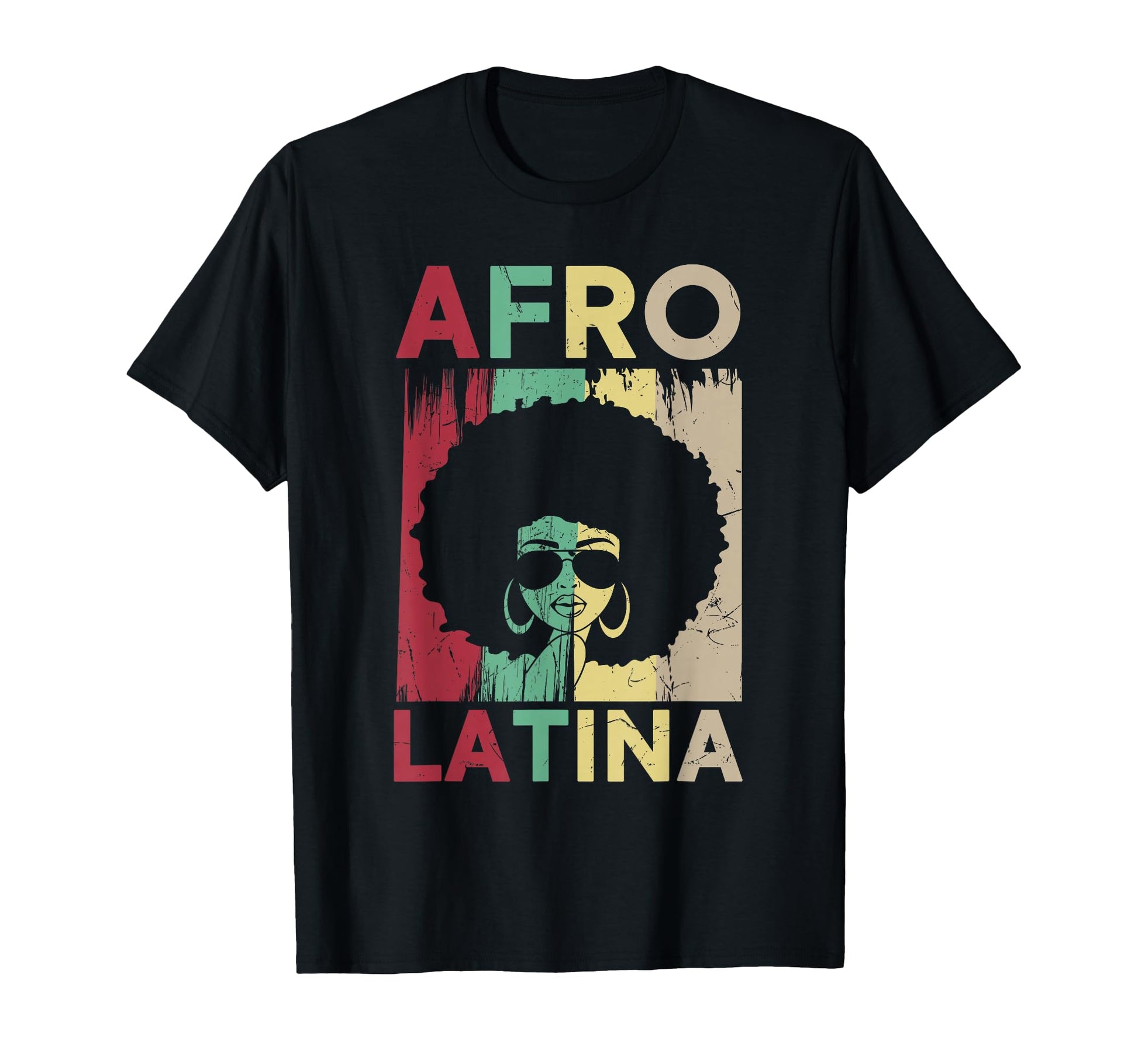 Afro Latina And Proud Black Latinx Pride T-Shirt - Minimalist Print Unisex - T-Shirt, Sweatshirt, Hoodie