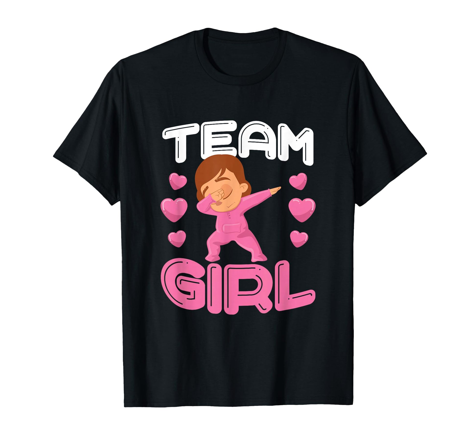 Team Gender Reveal Dabbing White Its T-Shirt - Graphic Print for Adults - T-Shirt, Sweatshirt, Hoodie