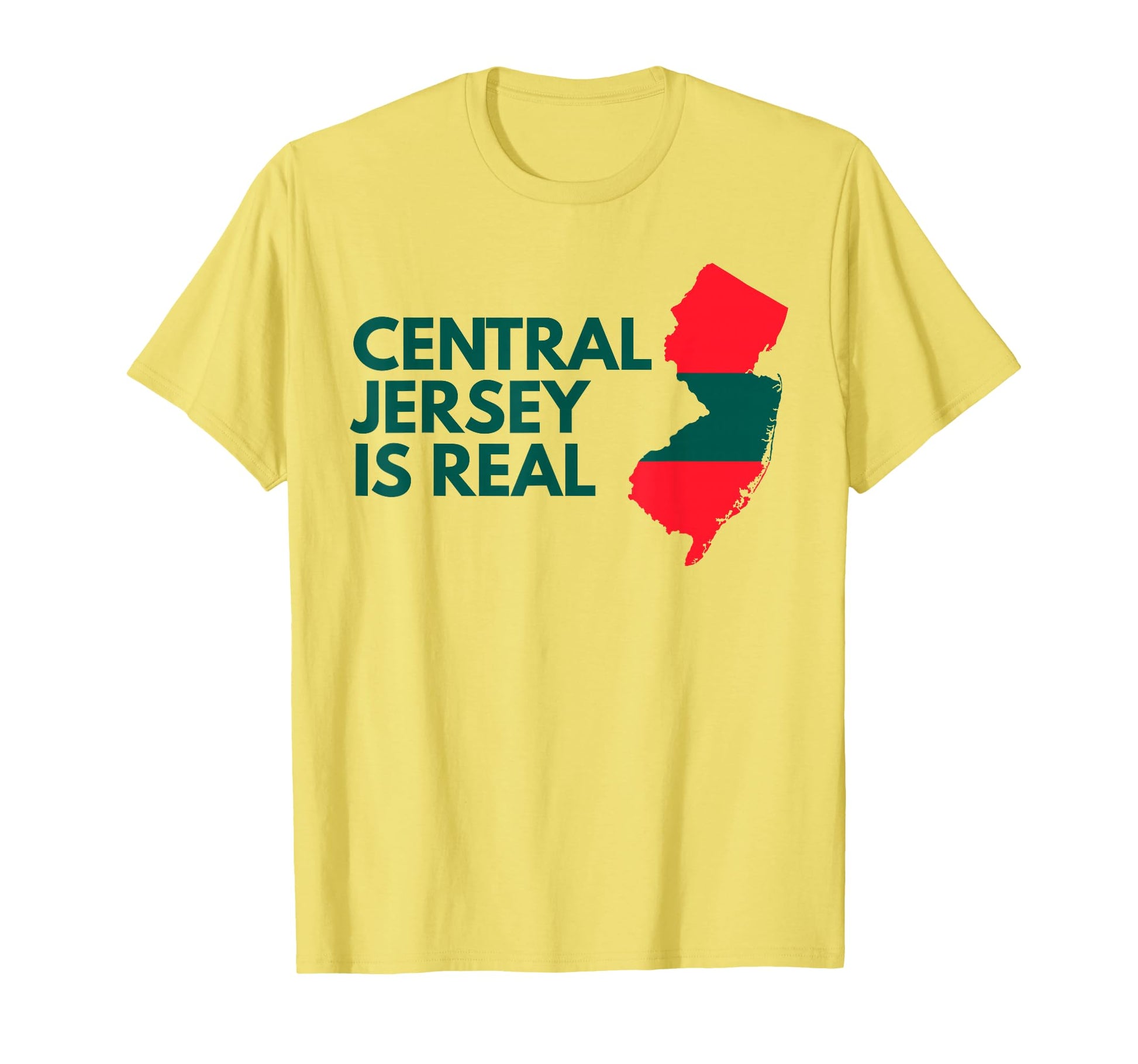 Central Jersey Is Real T-Shirt - Unique Graphic Men Women - T-Shirt, Sweatshirt, Hoodie