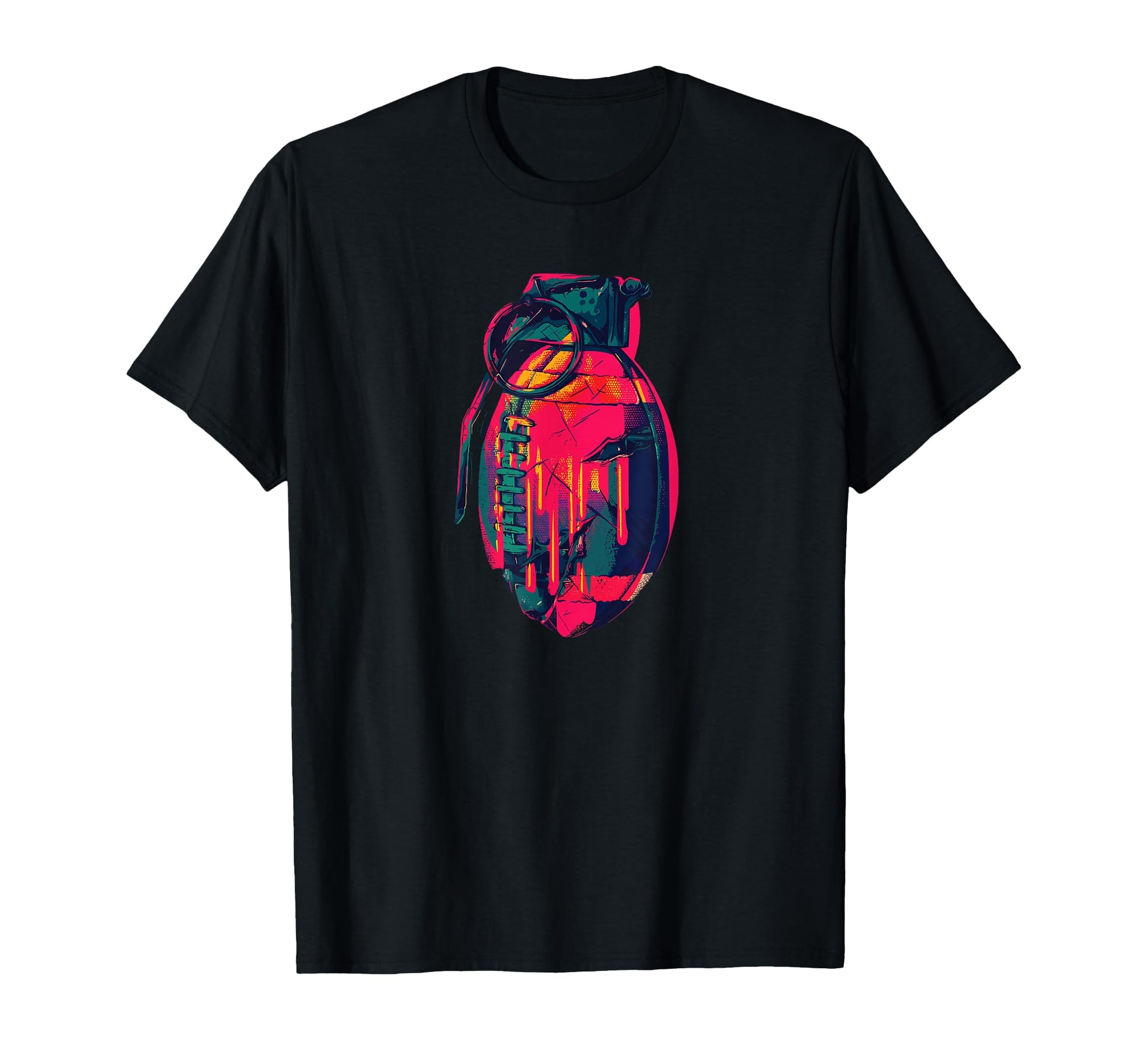 Football Melting Grenade Ball T-Shirt - Casual Everyday Wear for Adults - T-Shirt, Sweatshirt, Hoodie