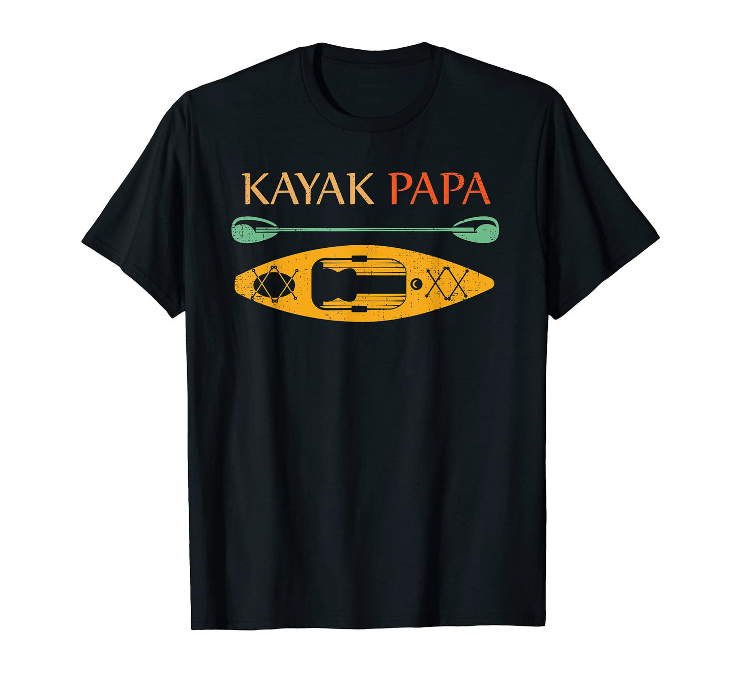 Kayak Papa Kayaker Dad Kayaking Lake T-Shirt - Streetwear Style for Adults - T-Shirt, Sweatshirt, Hoodie