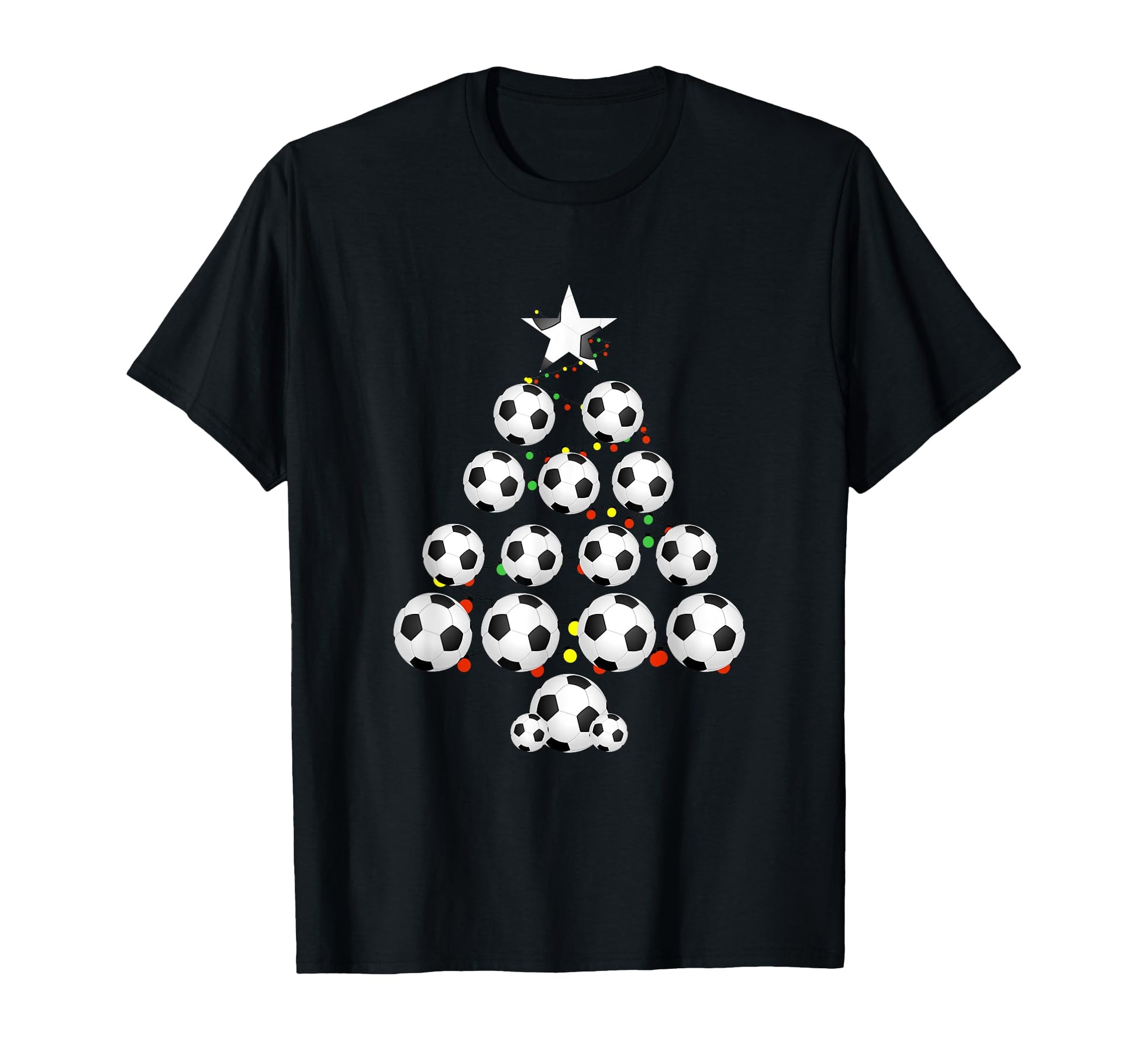 Funny Soccer Decorations Tree T-Shirt - Custom Art Print Men Women - T-Shirt, Sweatshirt, Hoodie