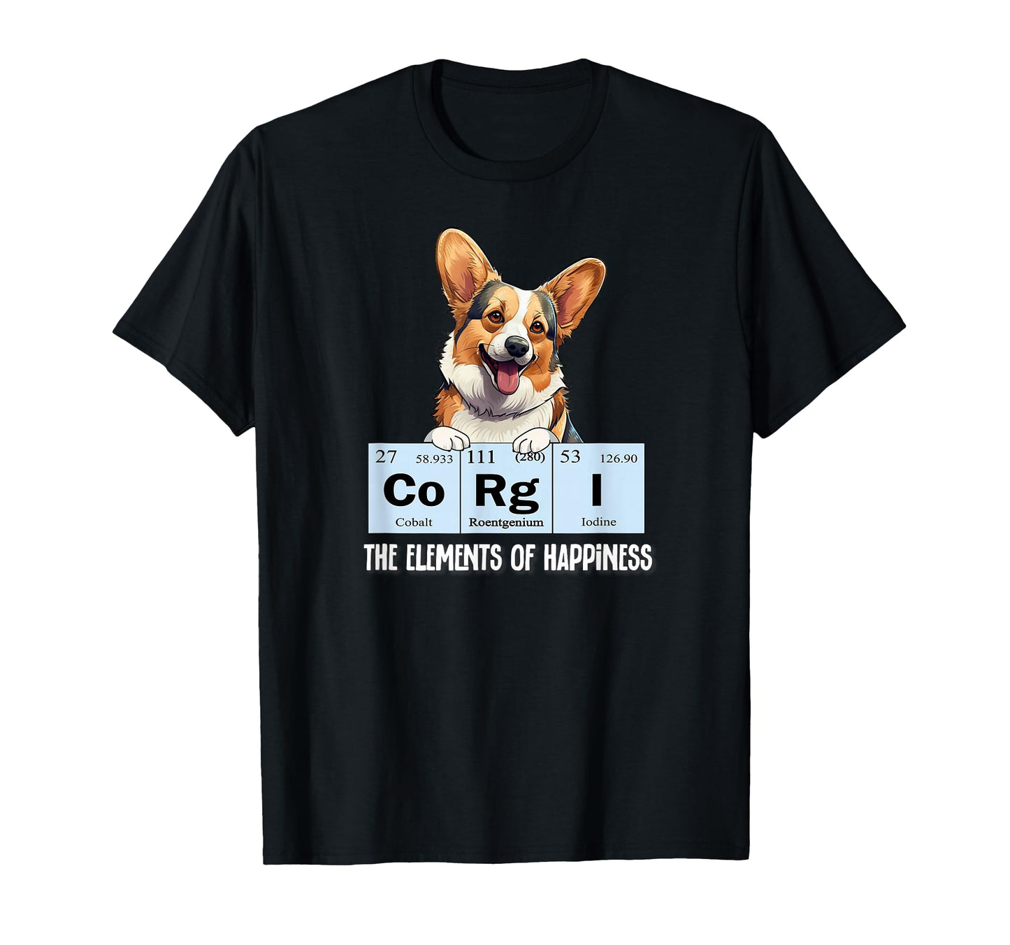 Womens Funny Elements Happiness Red T-Shirt - Unique Graphic Unisex - T-Shirt, Sweatshirt, Hoodie