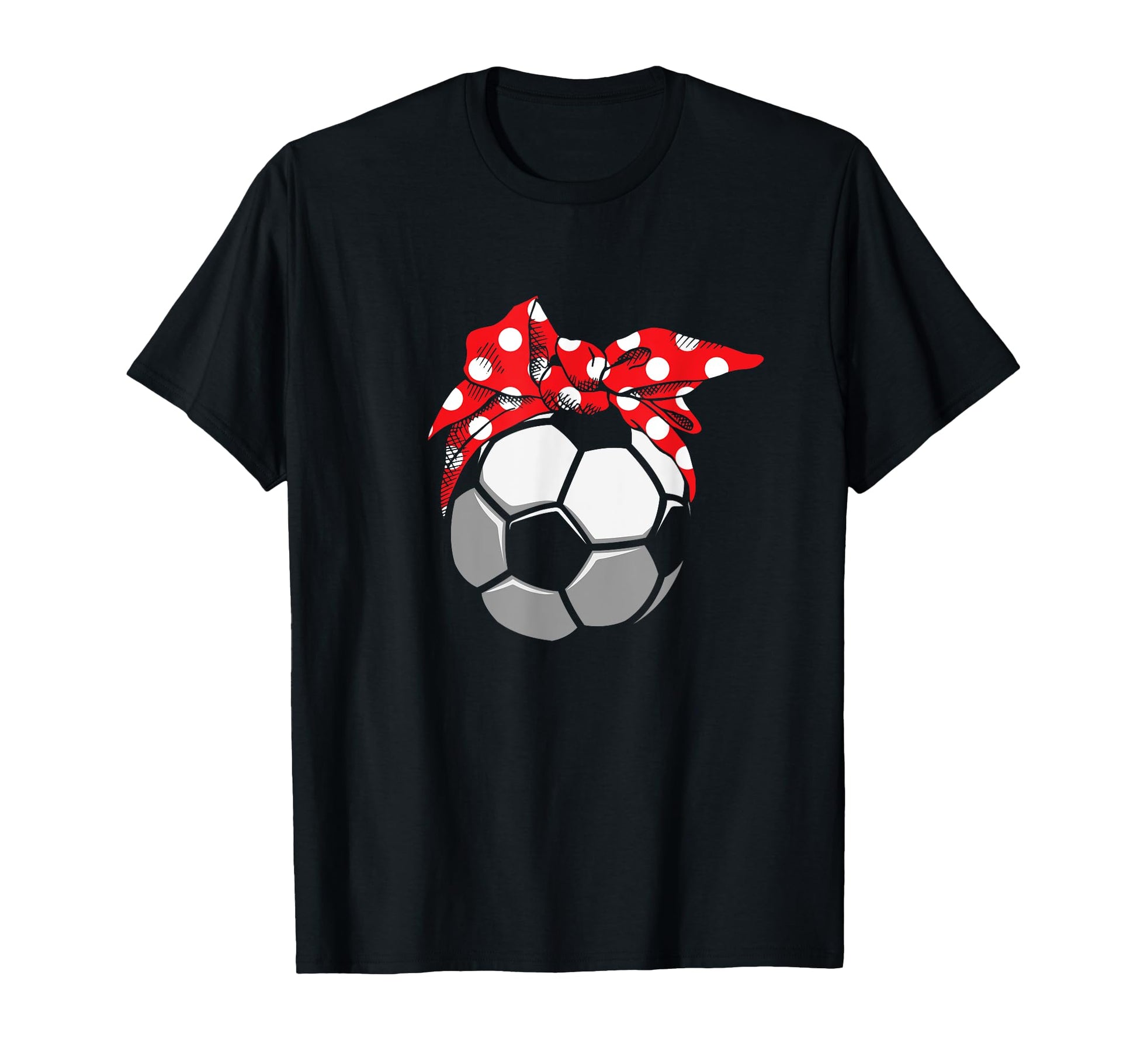 Soccer Mom Red Polka Dot Bandana Gift T-Shirt - Aesthetic Graphic Men Women - T-Shirt, Sweatshirt, Hoodie