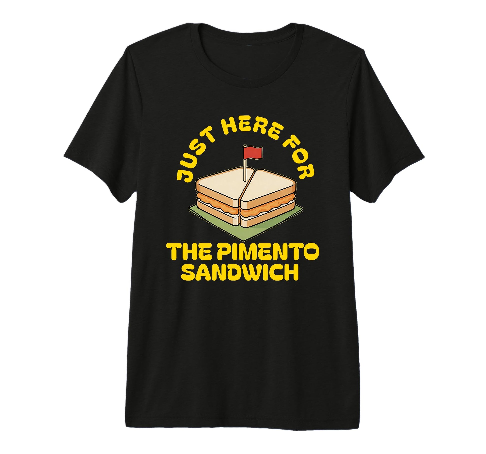 Pimento Cheese Sandwich Golf Dad T-Shirt - Minimalist Print Men Women - T-Shirt, Sweatshirt, Hoodie