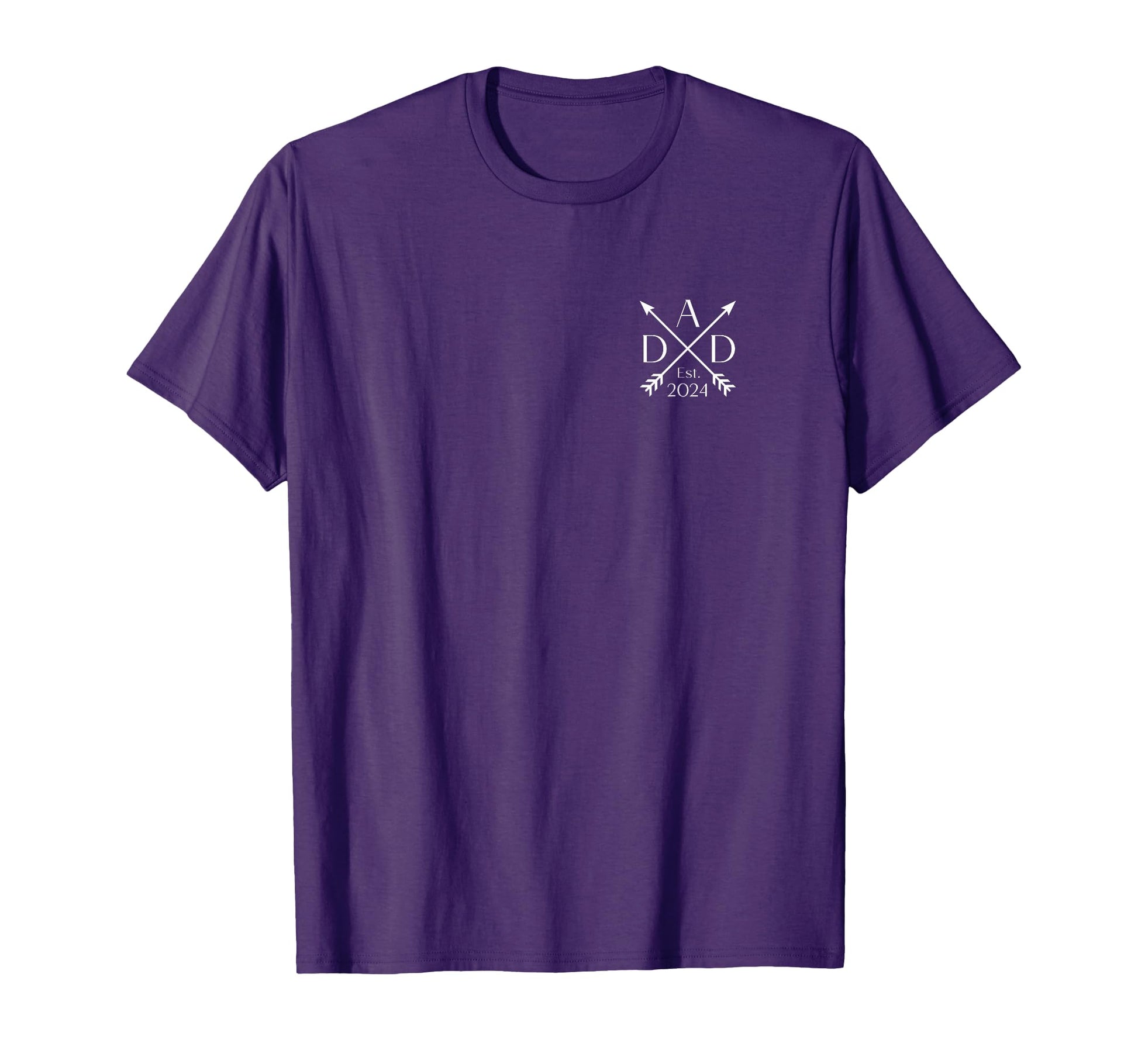 Dad 2024 Parents 2024 Dad Since T-Shirt - Casual Everyday Wear for Adults - T-Shirt, Sweatshirt, Hoodie