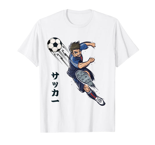 Anime Soccer Manga Japanese T-Shirt - Trendy Graphic for Adults - T-Shirt, Sweatshirt, Hoodie