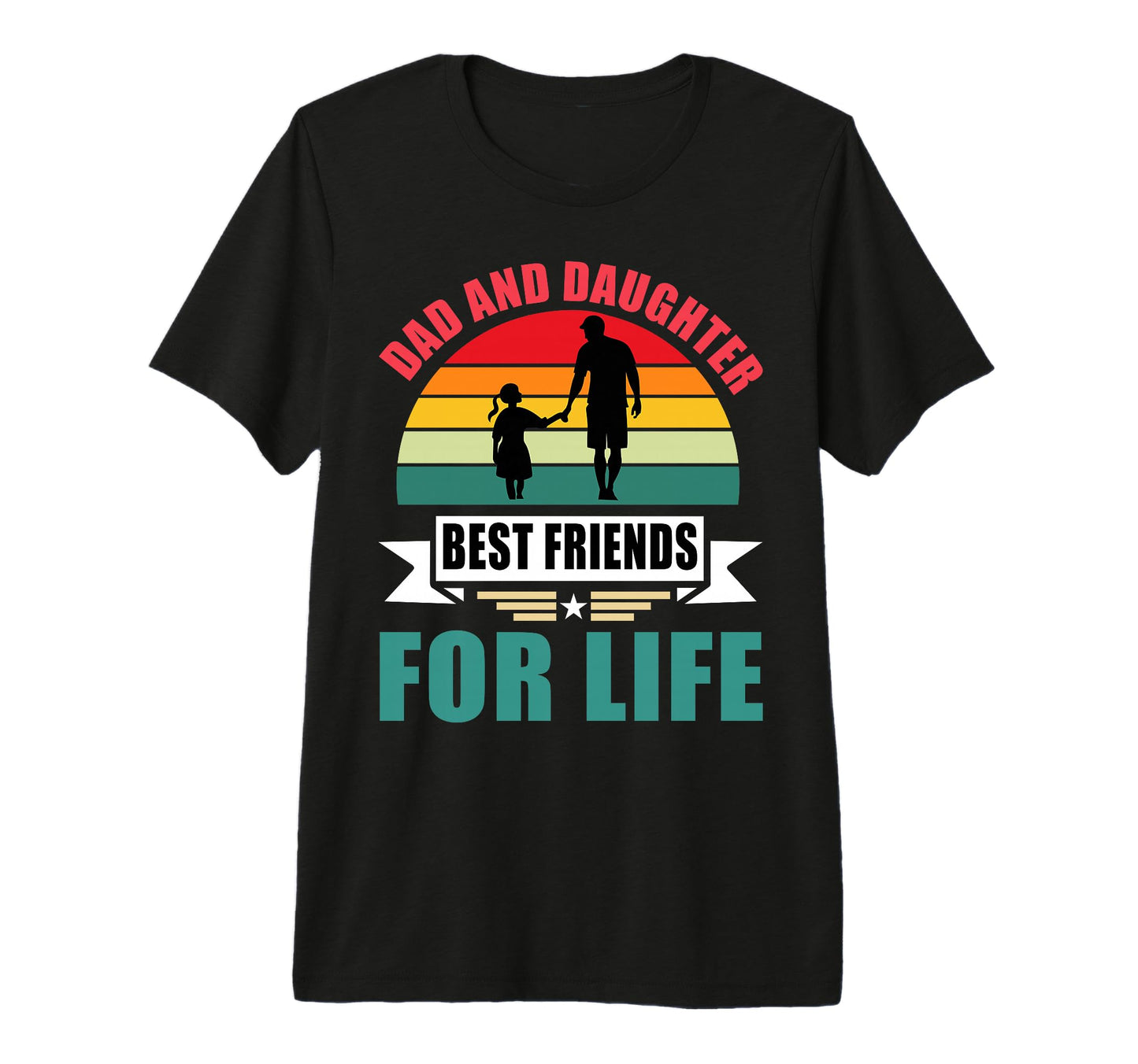 Funny Dad And Daughter Best Friends T-Shirt - Streetwear Style for Adults - T-Shirt, Sweatshirt, Hoodie