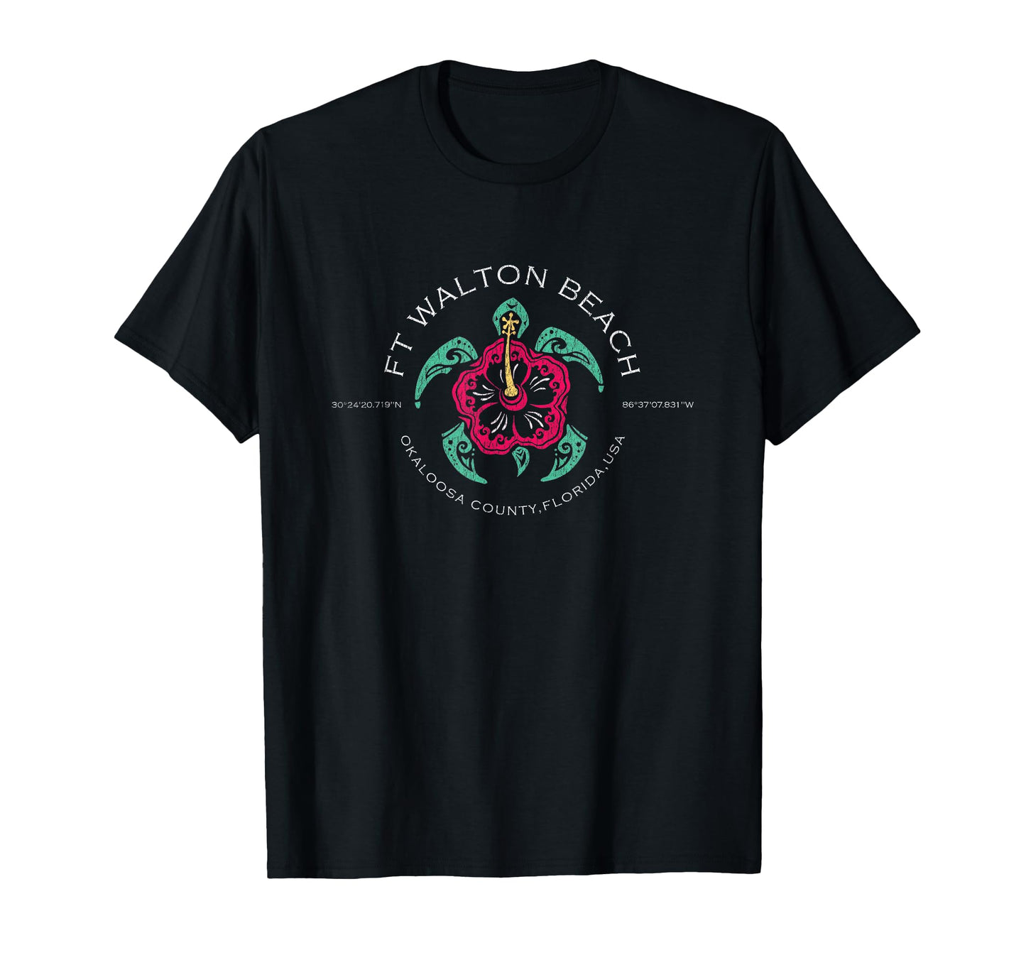 Souvenir Fort Walton Beach T-Shirt - Custom Art Print Men Women - T-Shirt, Sweatshirt, Hoodie