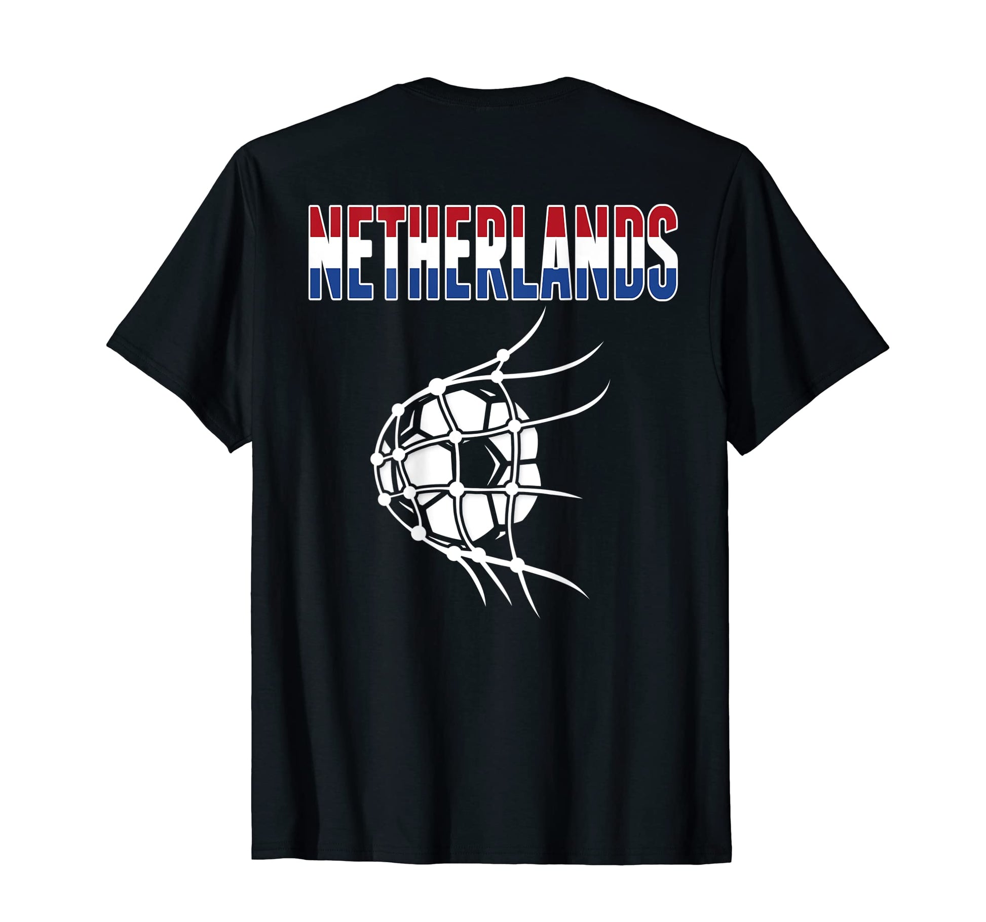 Netherlands Soccer Ball Net Support T-Shirt - Trendy Graphic Men Women - T-Shirt, Sweatshirt, Hoodie