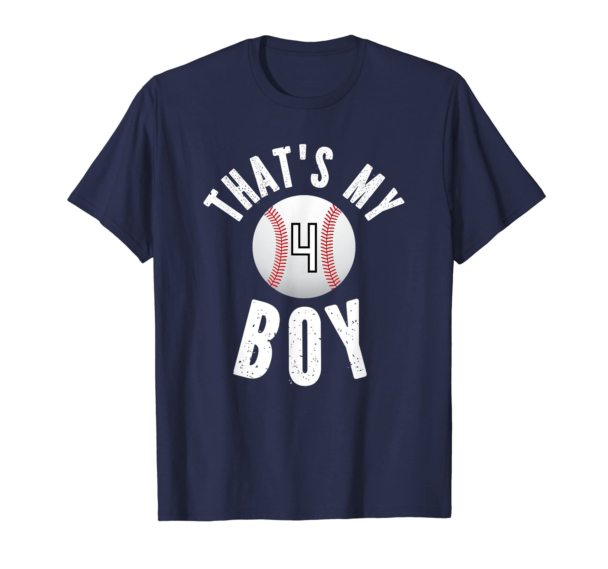 Thats My Baseball Jersey Number 4 T-Shirt - Casual Everyday Wear Unisex - T-Shirt, Sweatshirt, Hoodie