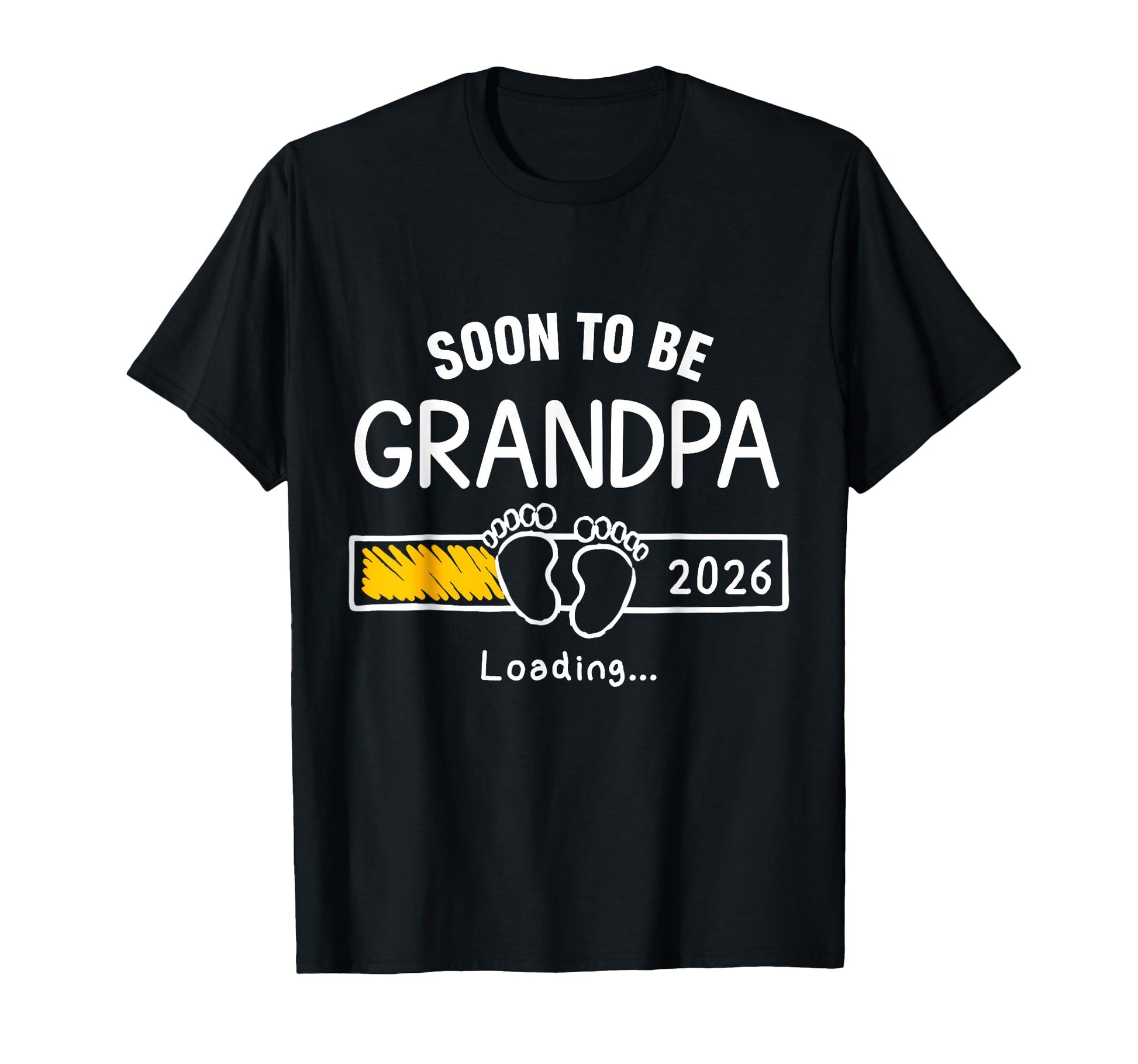 Soon To Be Grandpa 2026 Loading T-Shirt - Trendy Graphic Men Women - T-Shirt, Sweatshirt, Hoodie